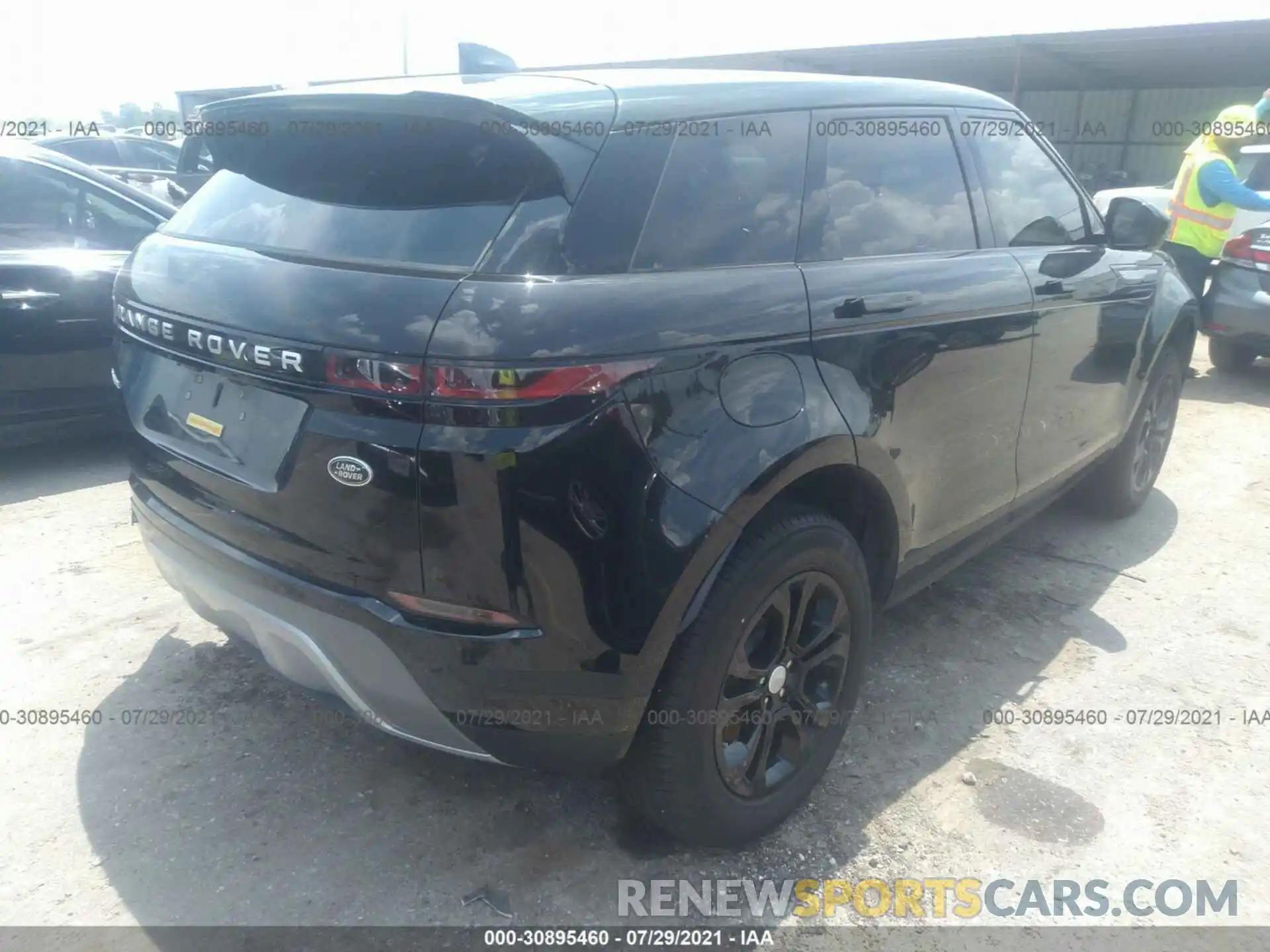 4 Фотография поврежденного автомобиля SALZJ2FX6MH130465 LAND ROVER RANGE ROVER EVOQUE 2021