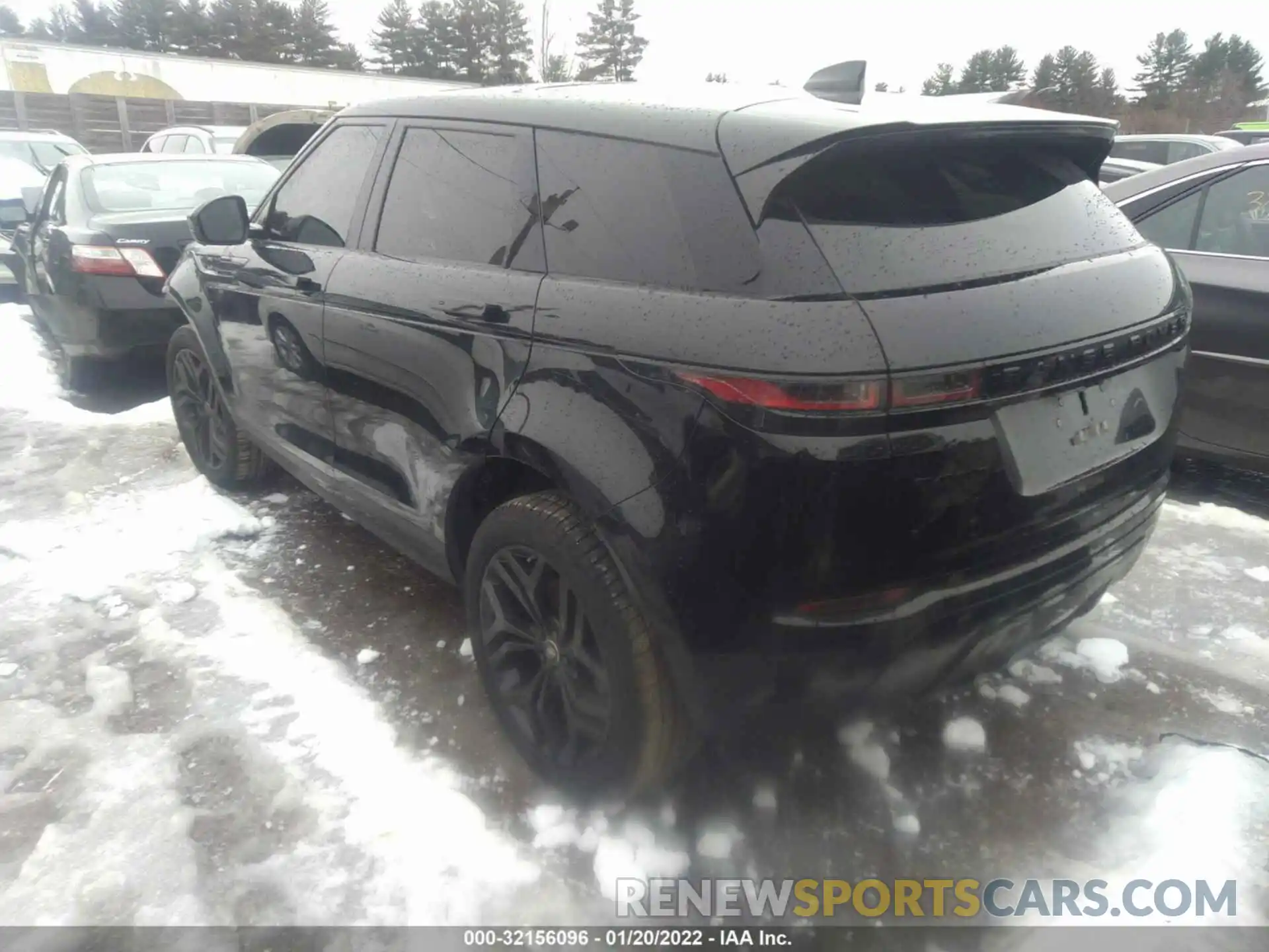 3 Фотография поврежденного автомобиля SALZJ2FXXMH122790 LAND ROVER RANGE ROVER EVOQUE 2021