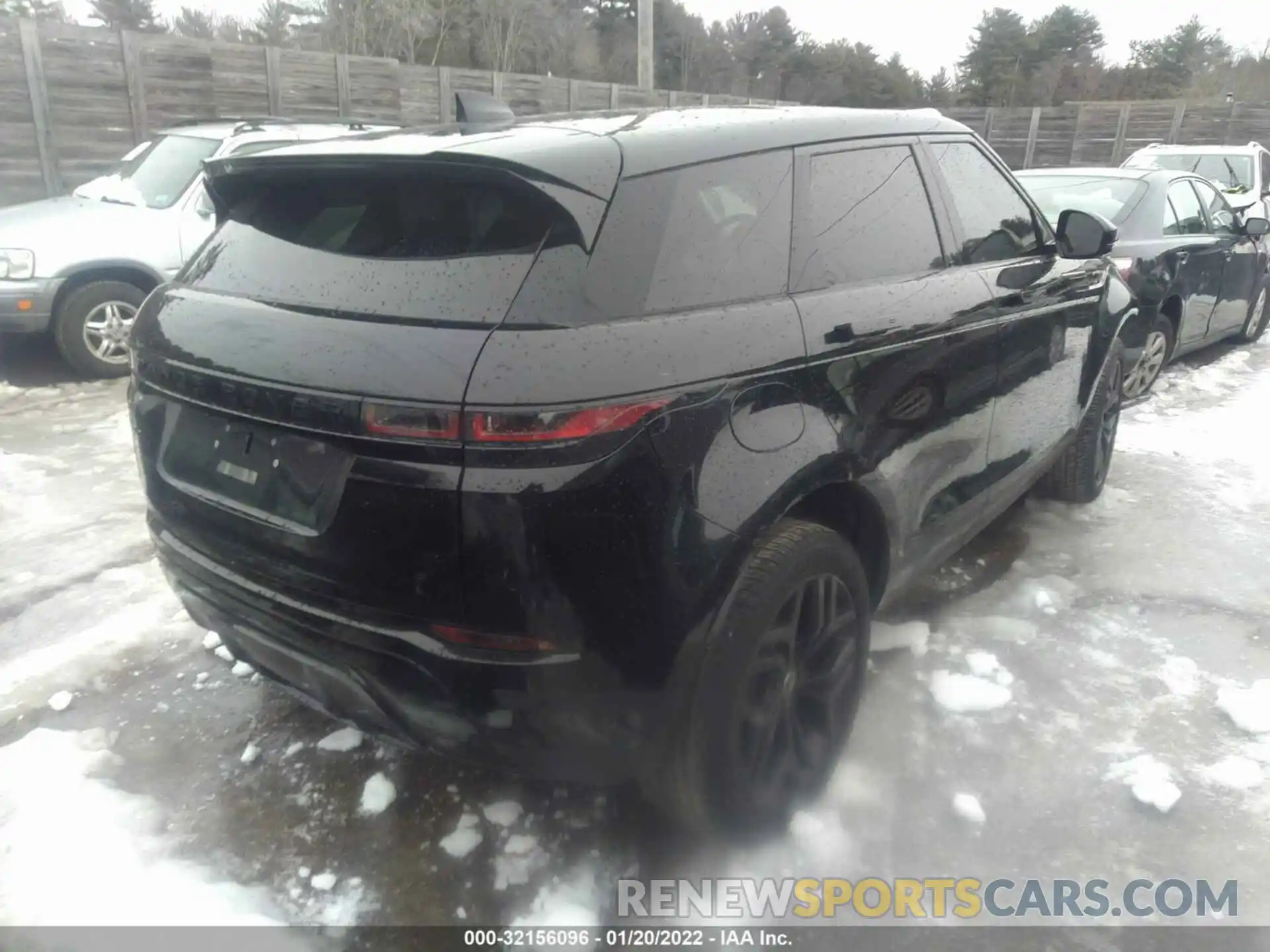 4 Фотография поврежденного автомобиля SALZJ2FXXMH122790 LAND ROVER RANGE ROVER EVOQUE 2021