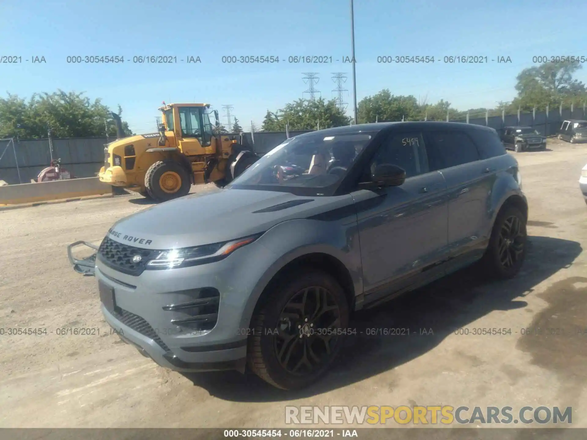 2 Photograph of a damaged car SALZL2FX9MH124167 LAND ROVER RANGE ROVER EVOQUE 2021