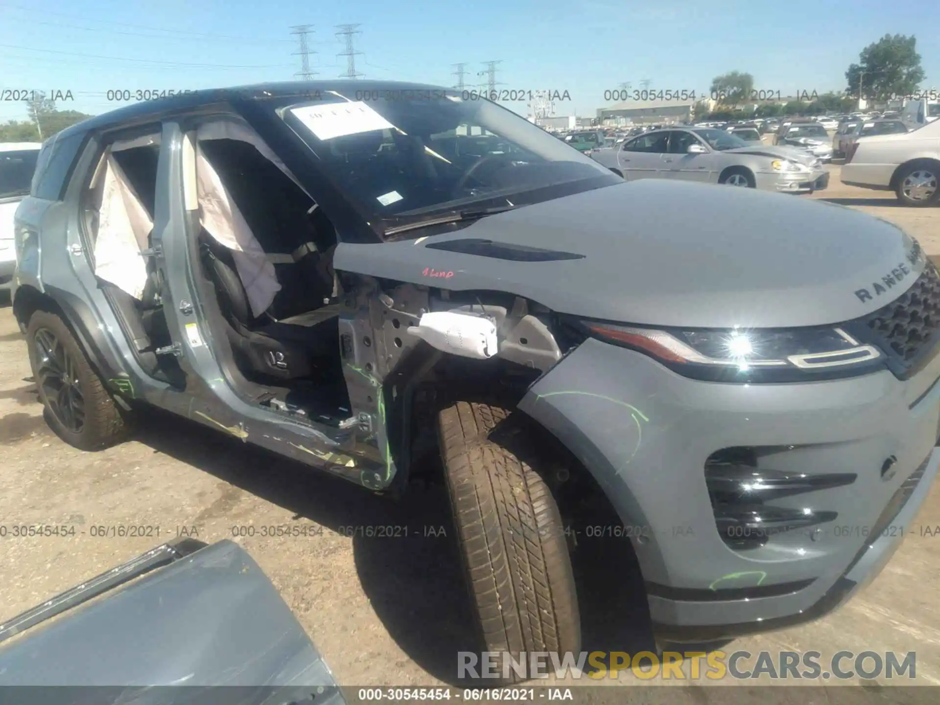 6 Photograph of a damaged car SALZL2FX9MH124167 LAND ROVER RANGE ROVER EVOQUE 2021