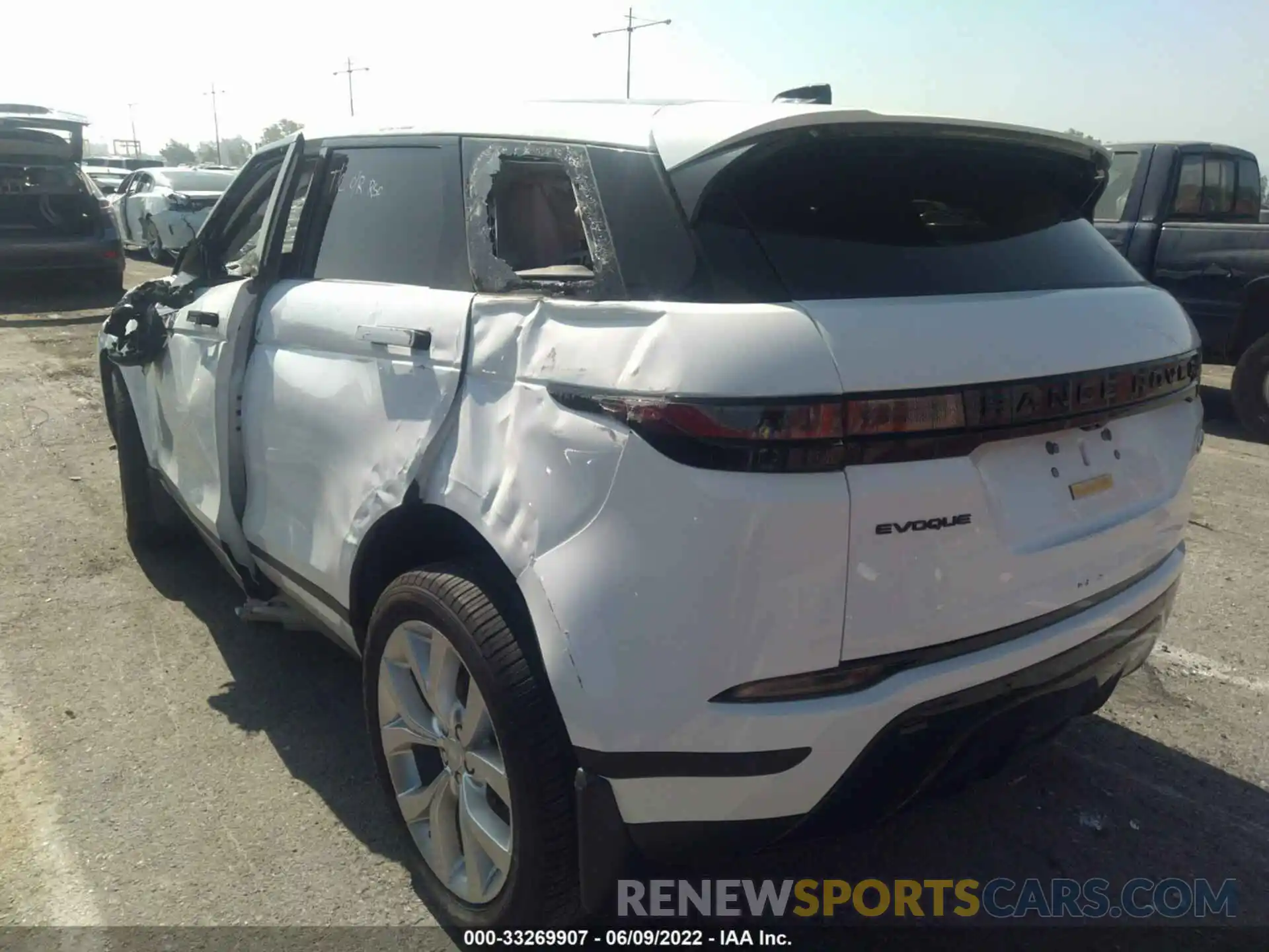 3 Фотография поврежденного автомобиля SALZP2FX7MH122969 LAND ROVER RANGE ROVER EVOQUE 2021