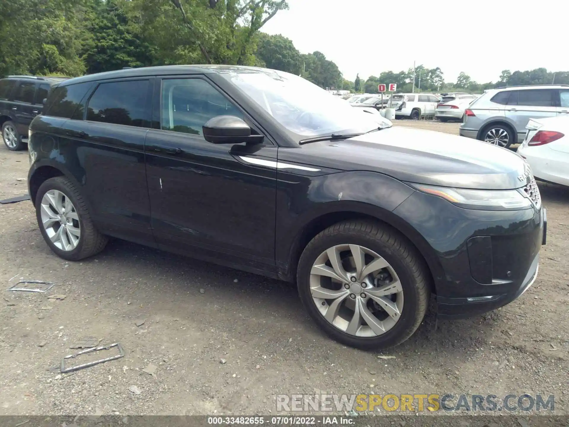 1 Фотография поврежденного автомобиля SALZP2FX8MH123628 LAND ROVER RANGE ROVER EVOQUE 2021