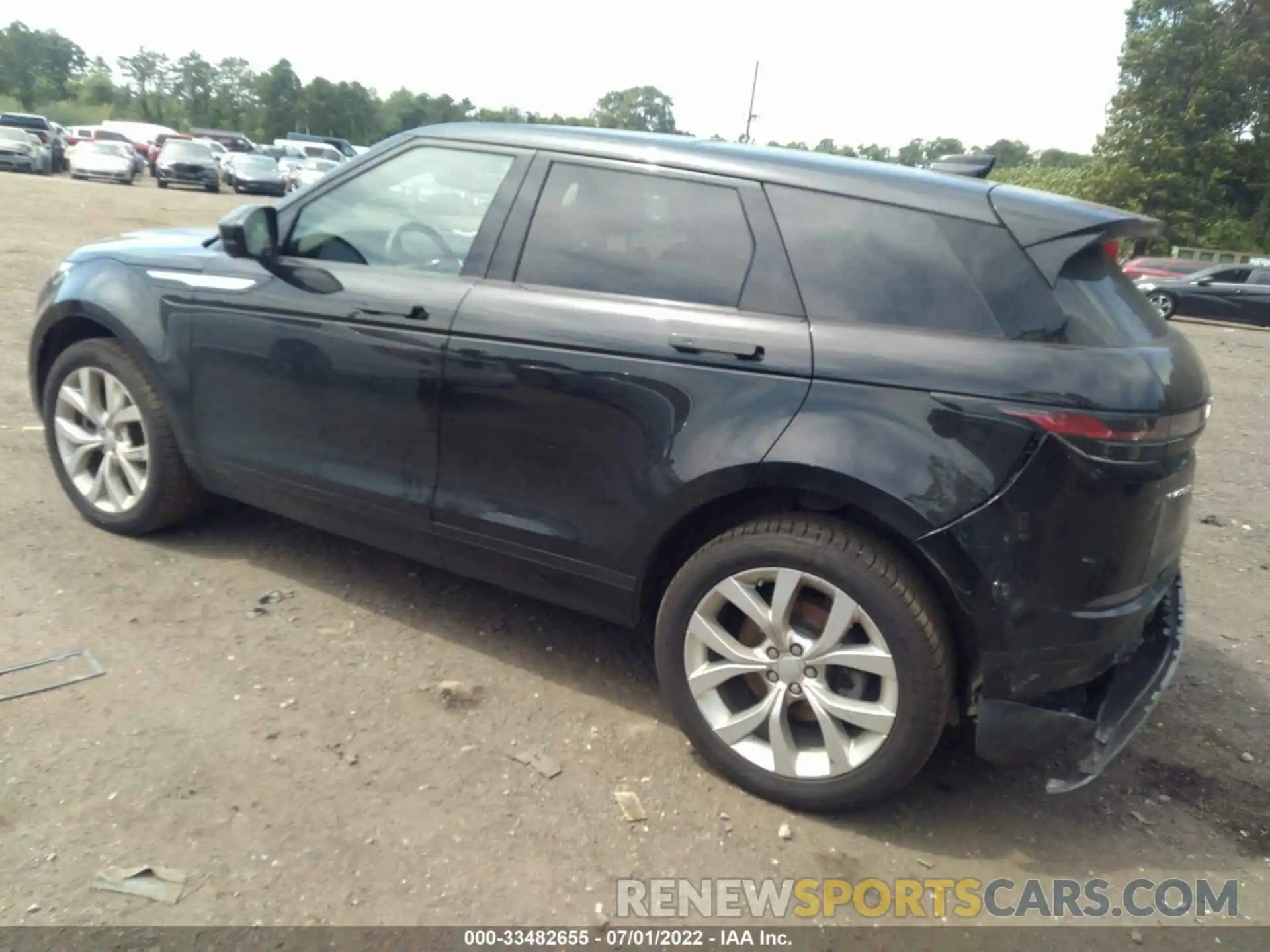 3 Photograph of a damaged car SALZP2FX8MH123628 LAND ROVER RANGE ROVER EVOQUE 2021