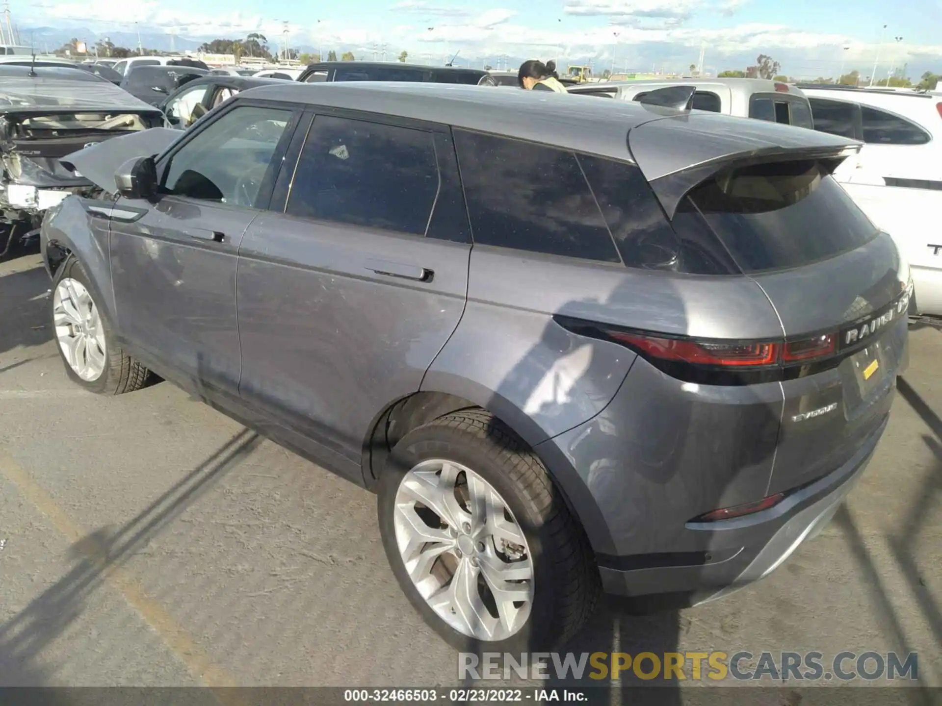 3 Фотография поврежденного автомобиля SALZP2FX8MH135956 LAND ROVER RANGE ROVER EVOQUE 2021