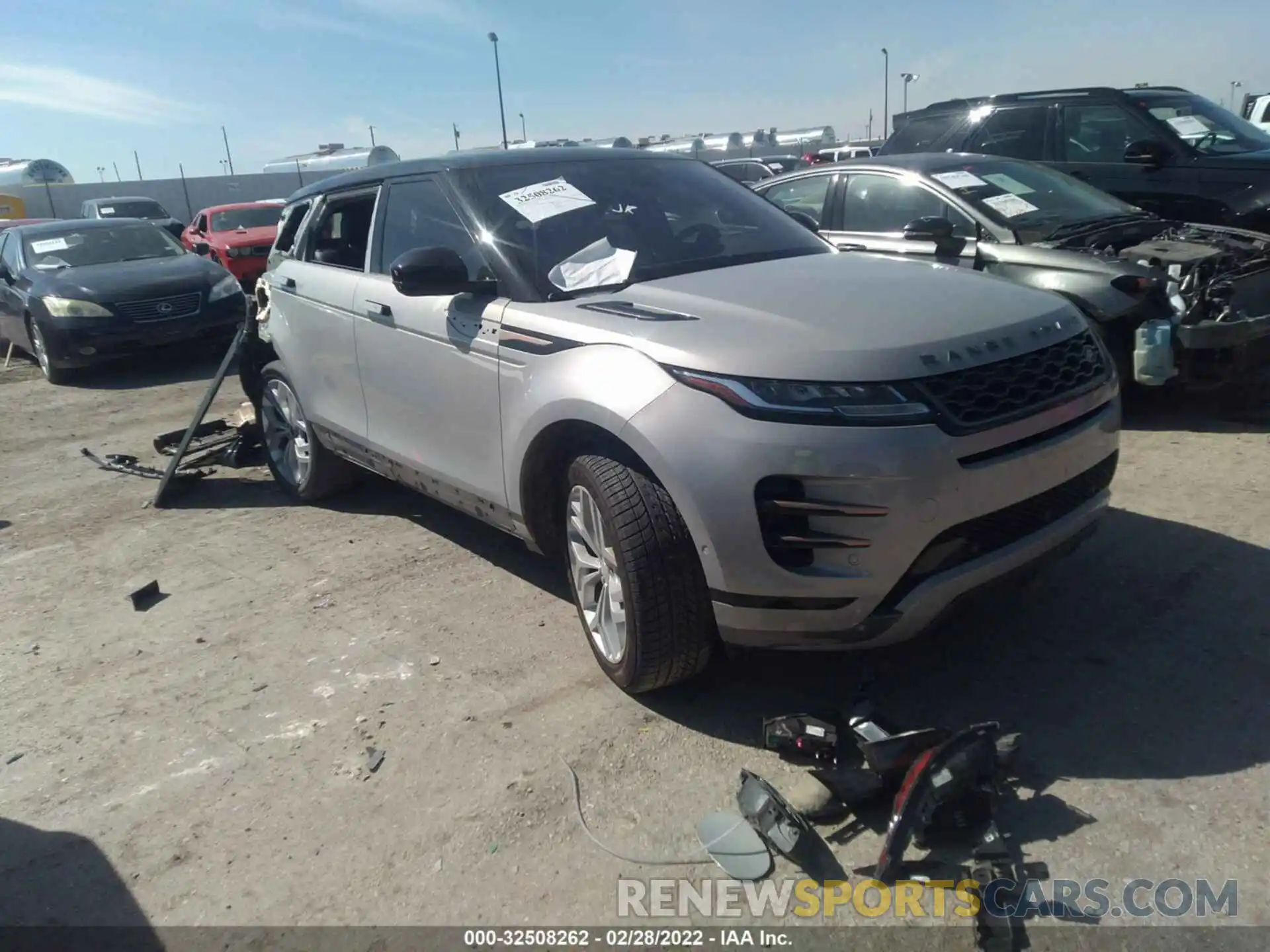 1 Фотография поврежденного автомобиля SALZT2FX0MH125255 LAND ROVER RANGE ROVER EVOQUE 2021