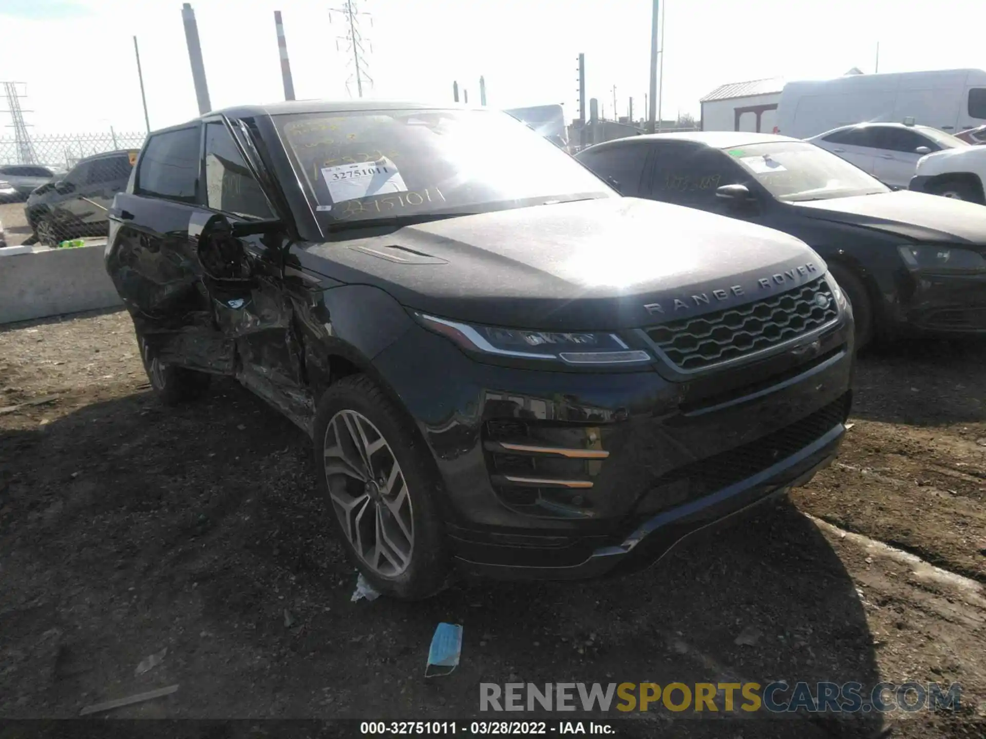 1 Фотография поврежденного автомобиля SALZT2FX2MH153722 LAND ROVER RANGE ROVER EVOQUE 2021