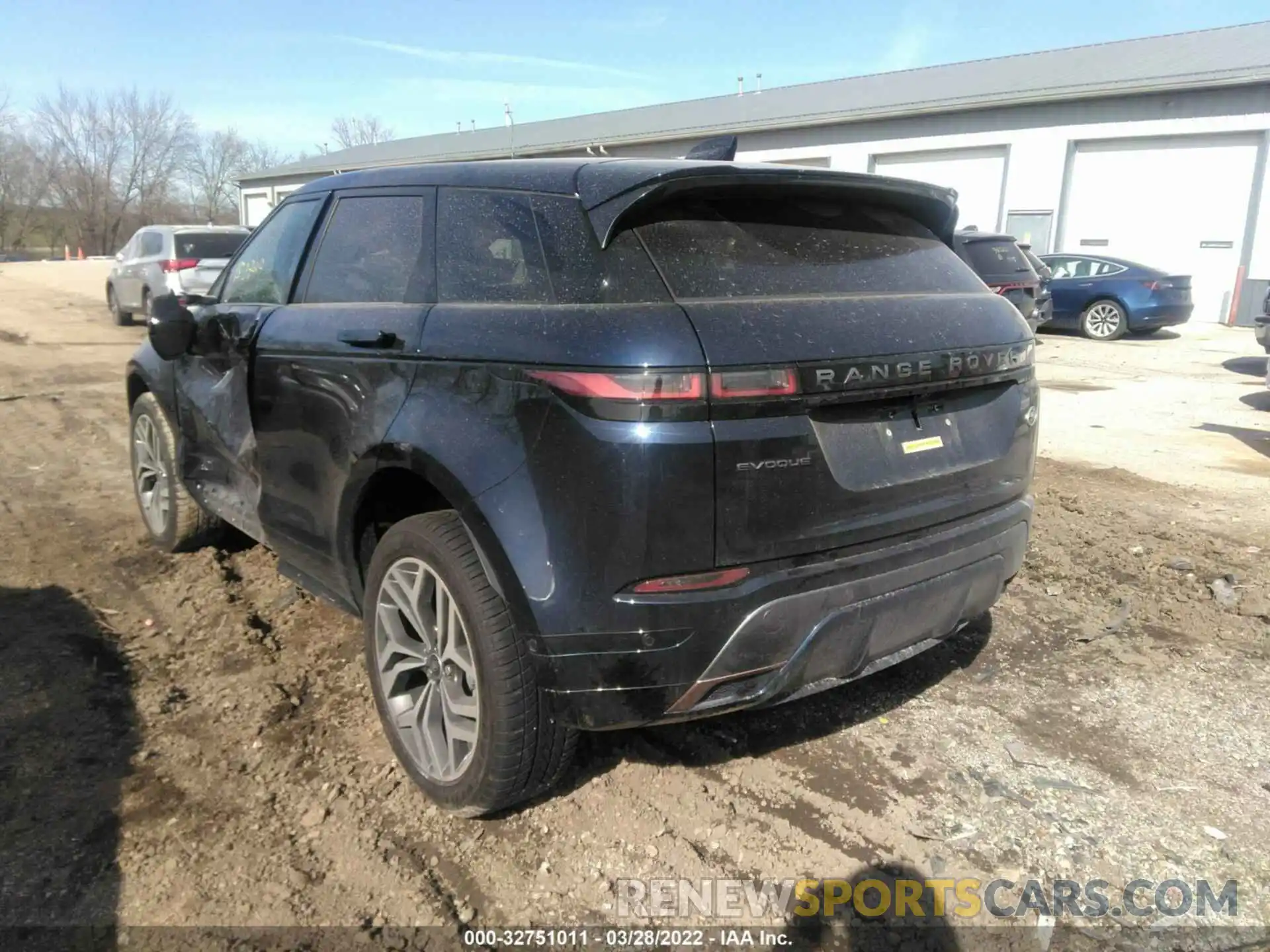 3 Фотография поврежденного автомобиля SALZT2FX2MH153722 LAND ROVER RANGE ROVER EVOQUE 2021