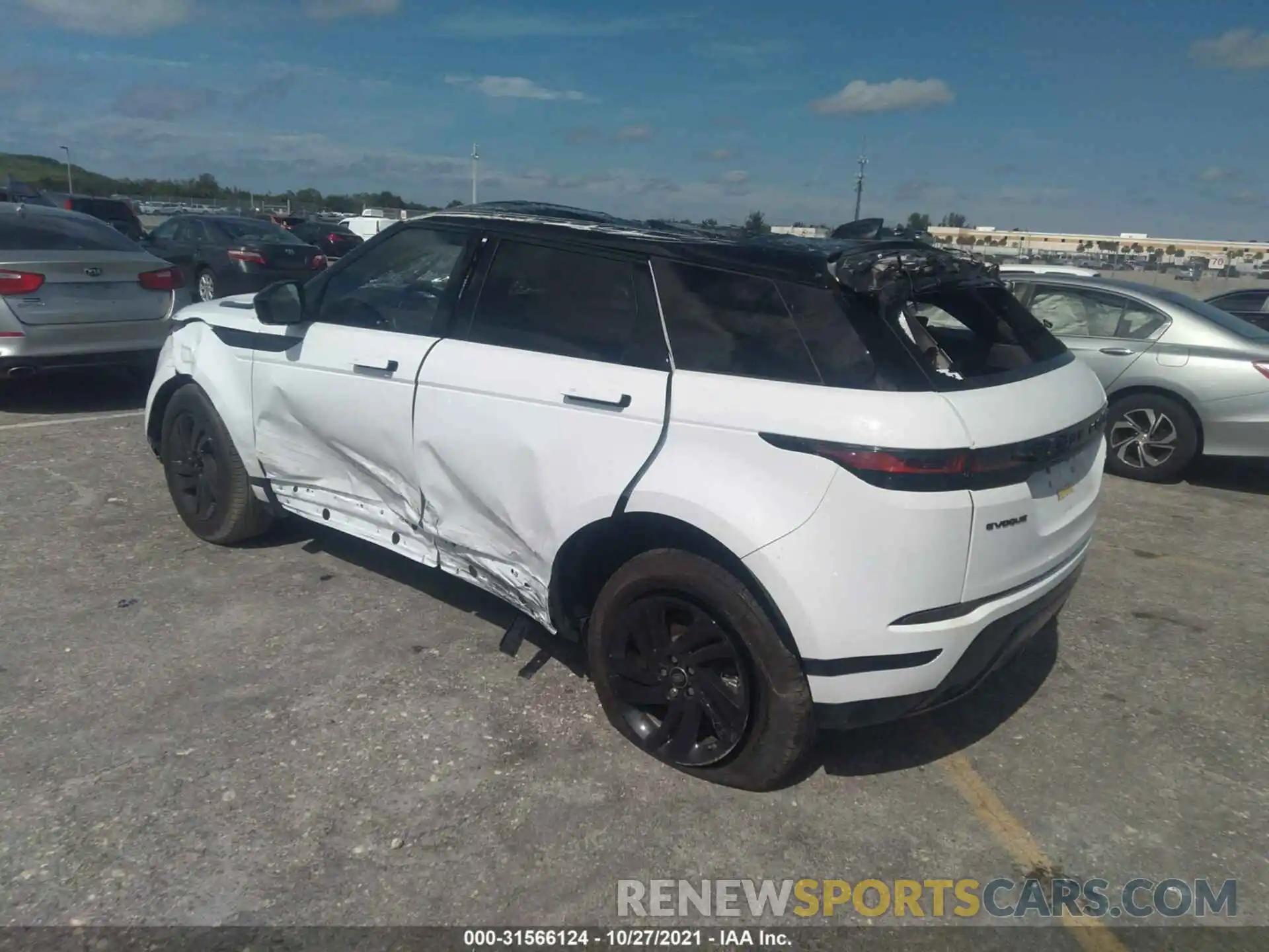 3 Фотография поврежденного автомобиля SALZT2FX6MH142657 LAND ROVER RANGE ROVER EVOQUE 2021