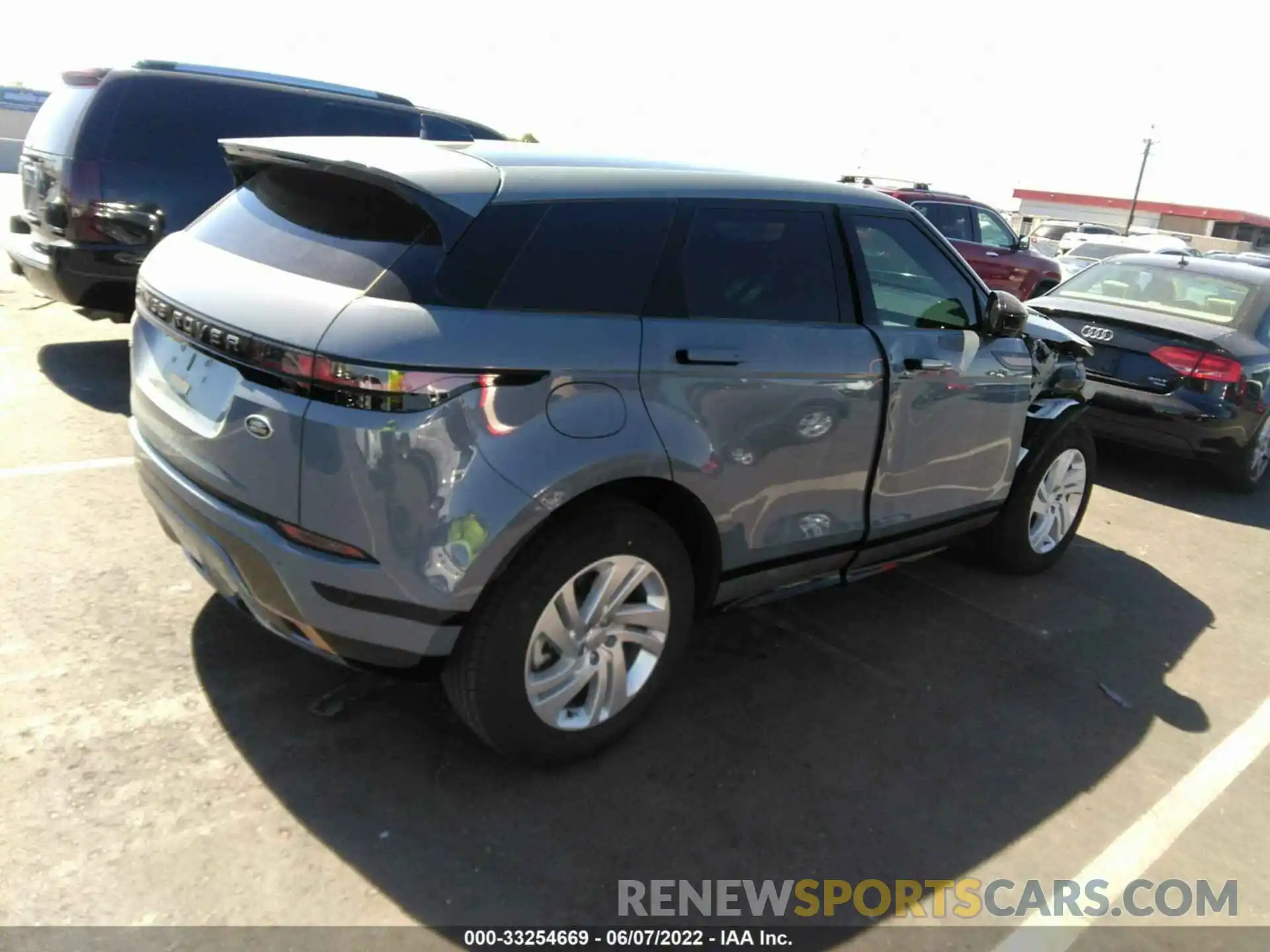 4 Фотография поврежденного автомобиля SALZT2FX6NH173327 LAND ROVER RANGE ROVER EVOQUE 2022