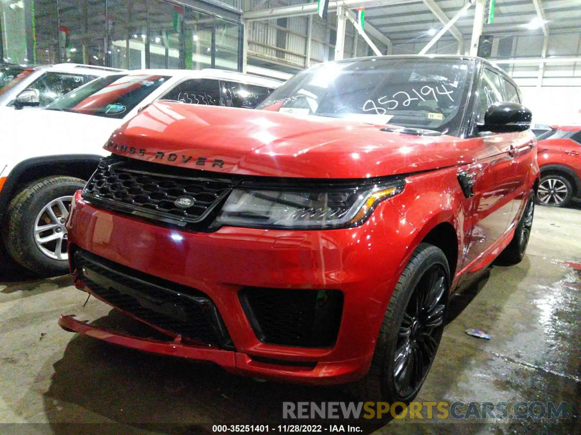 2 Фотография поврежденного автомобиля 00LWV2SV4KA852194 LAND ROVER RANGE ROVER SPORT 2019