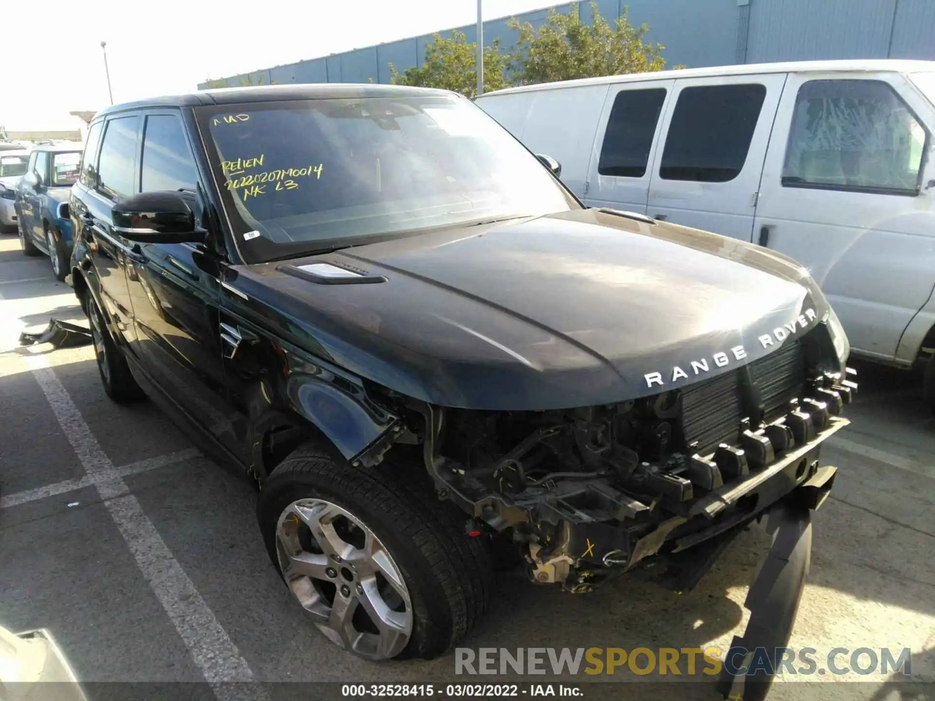 1 Photograph of a damaged car SALWG2RK8KA853726 LAND ROVER RANGE ROVER SPORT 2019