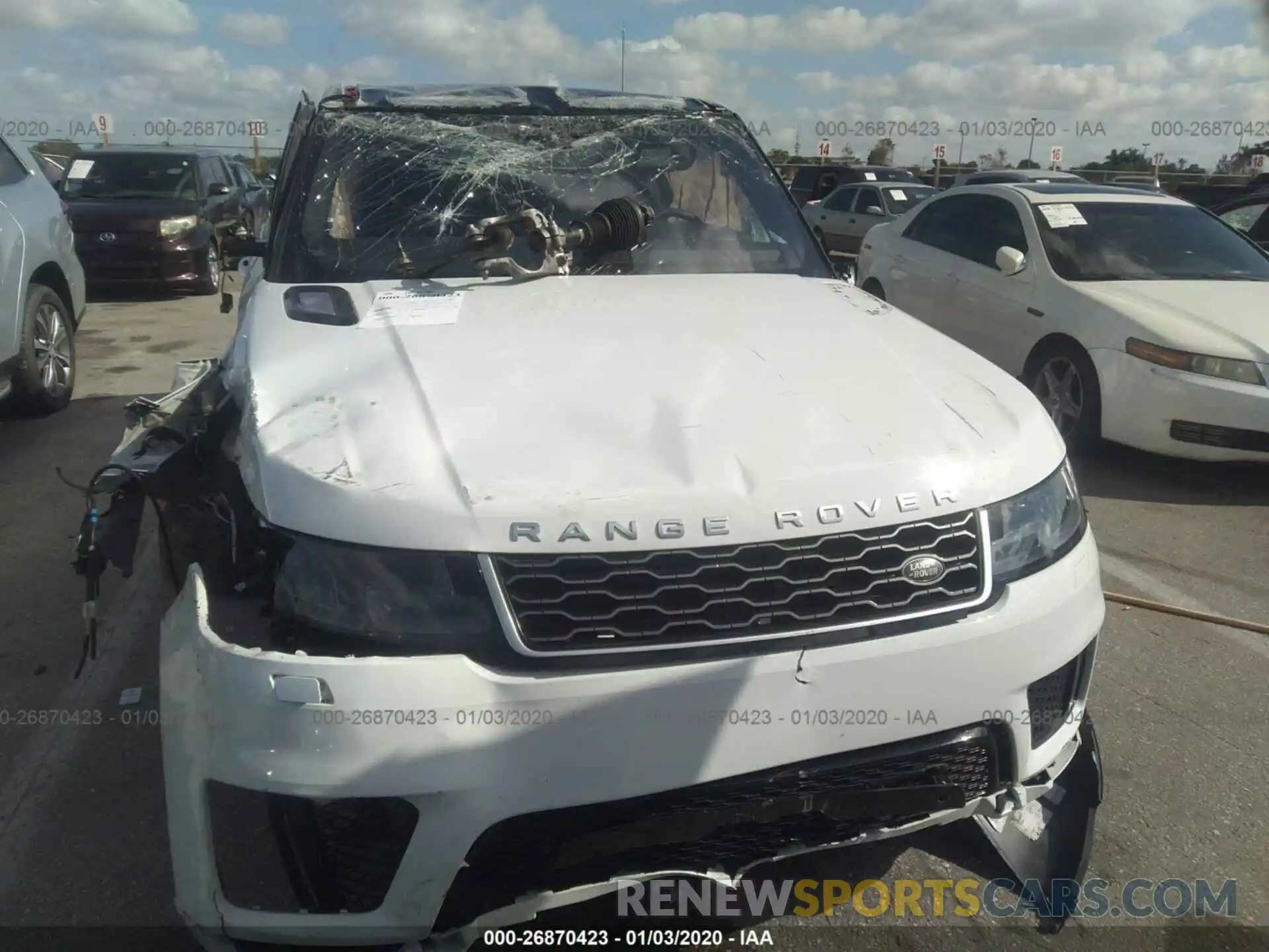 6 Фотография поврежденного автомобиля SALWG2RU0KA862499 LAND ROVER RANGE ROVER SPORT 2019