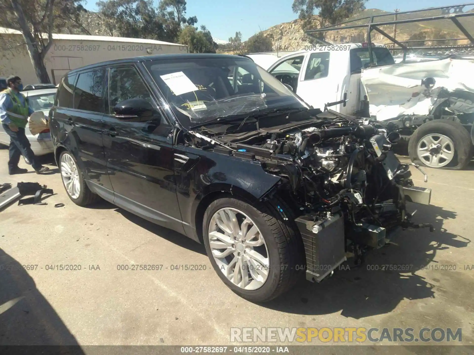 1 Photograph of a damaged car SALWG2RU9KA861979 LAND ROVER RANGE ROVER SPORT 2019