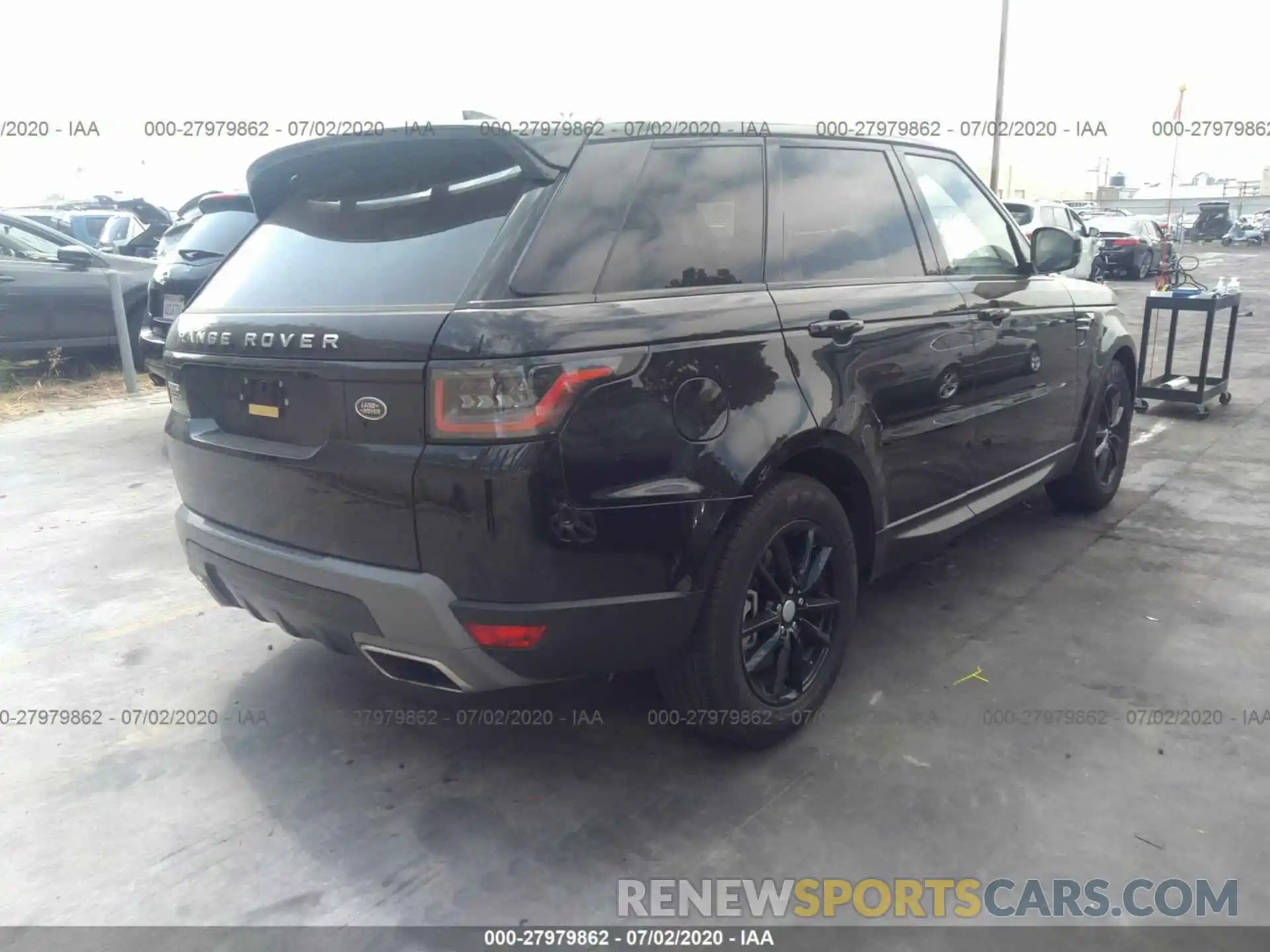 4 Фотография поврежденного автомобиля SALWG2RUXKA861957 LAND ROVER RANGE ROVER SPORT 2019