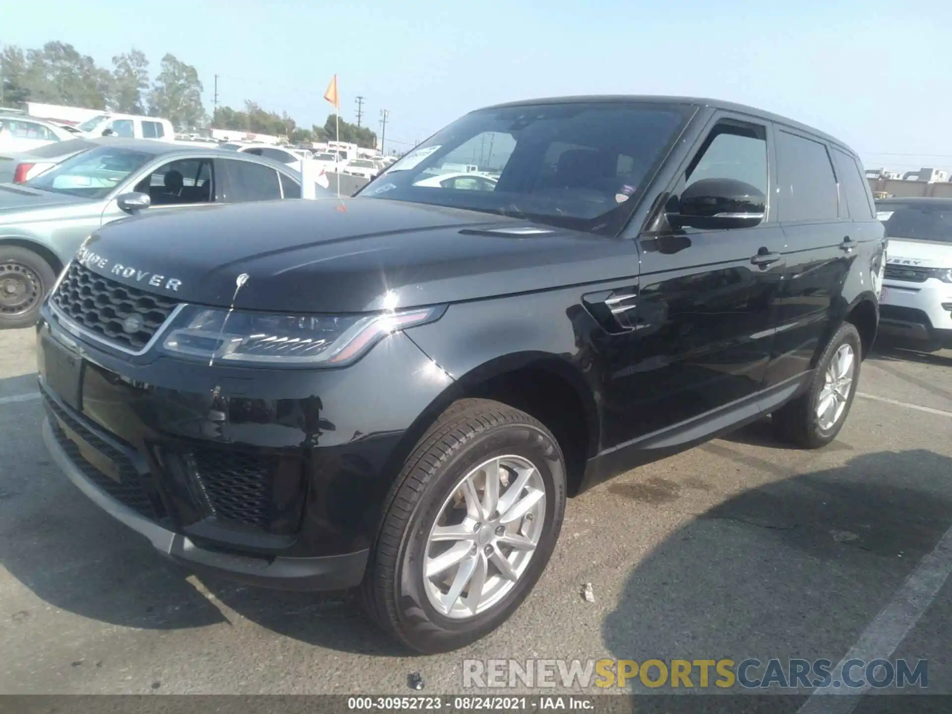 2 Фотография поврежденного автомобиля SALWG2RUXKA866740 LAND ROVER RANGE ROVER SPORT 2019