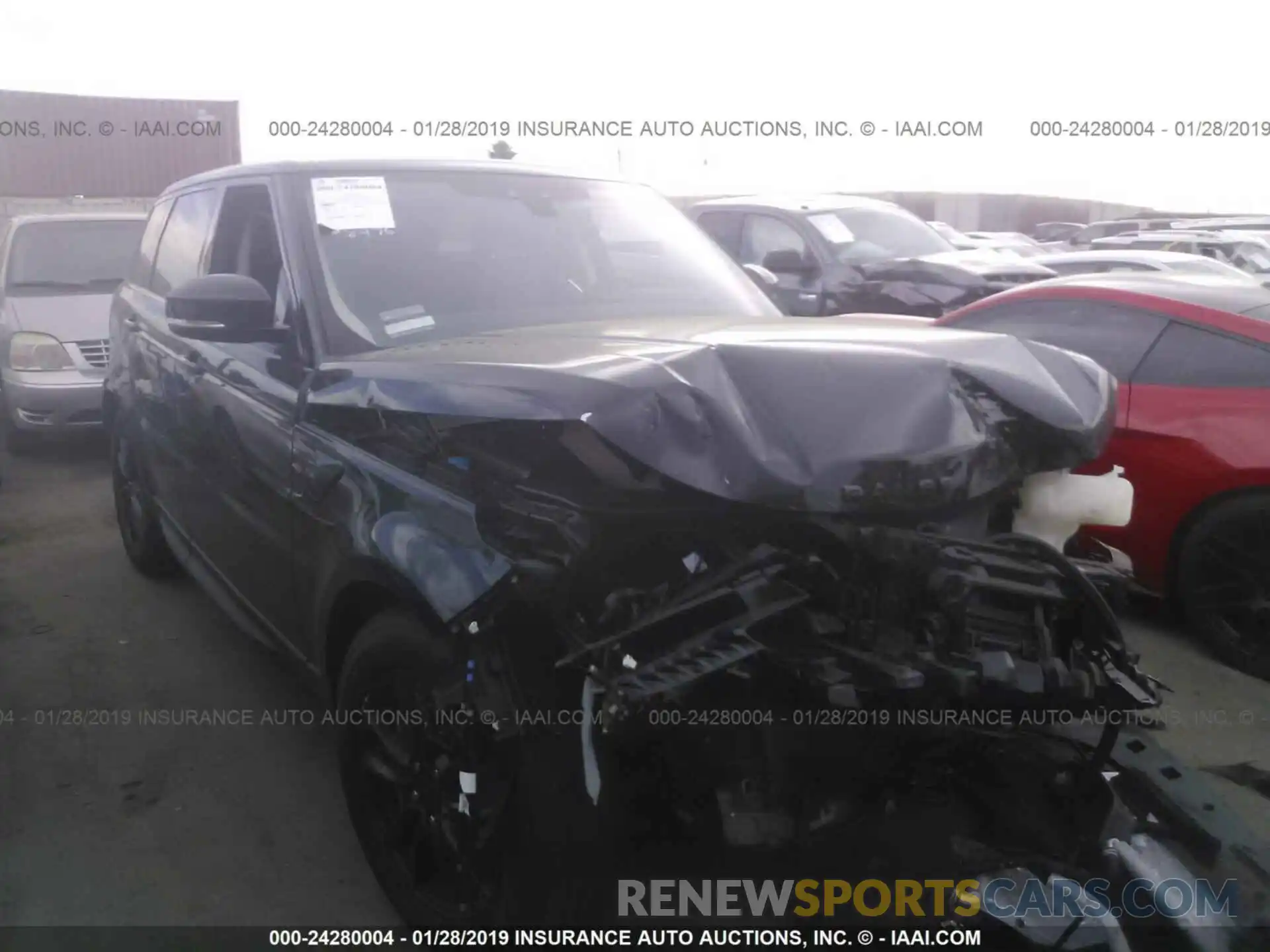 1 Photograph of a damaged car SALWG2RV1KA418976 LAND ROVER RANGE ROVER SPORT 2019