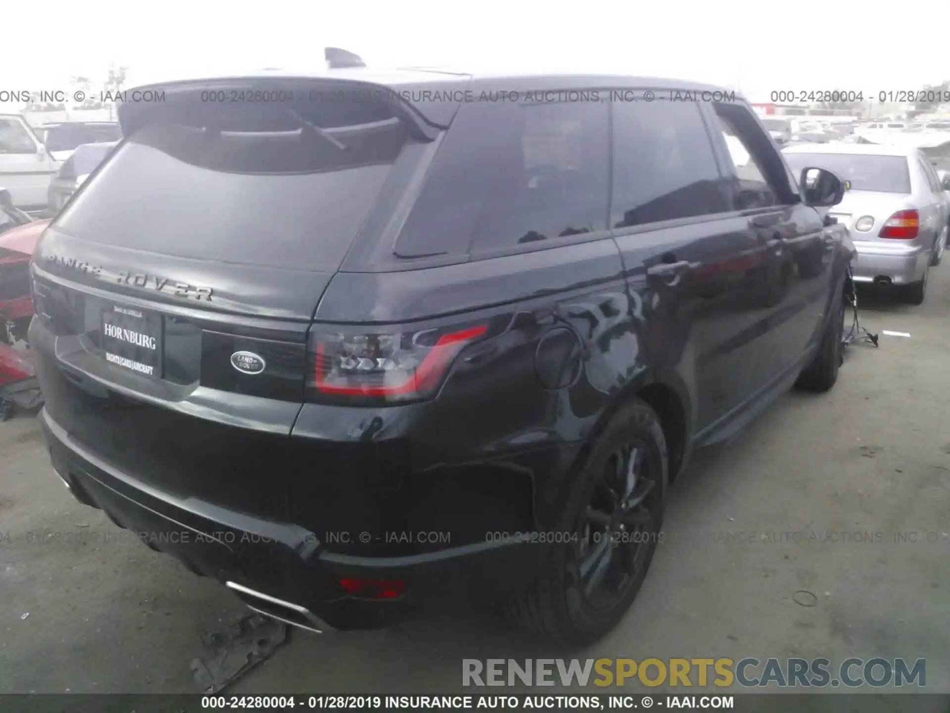 4 Фотография поврежденного автомобиля SALWG2RV1KA418976 LAND ROVER RANGE ROVER SPORT 2019