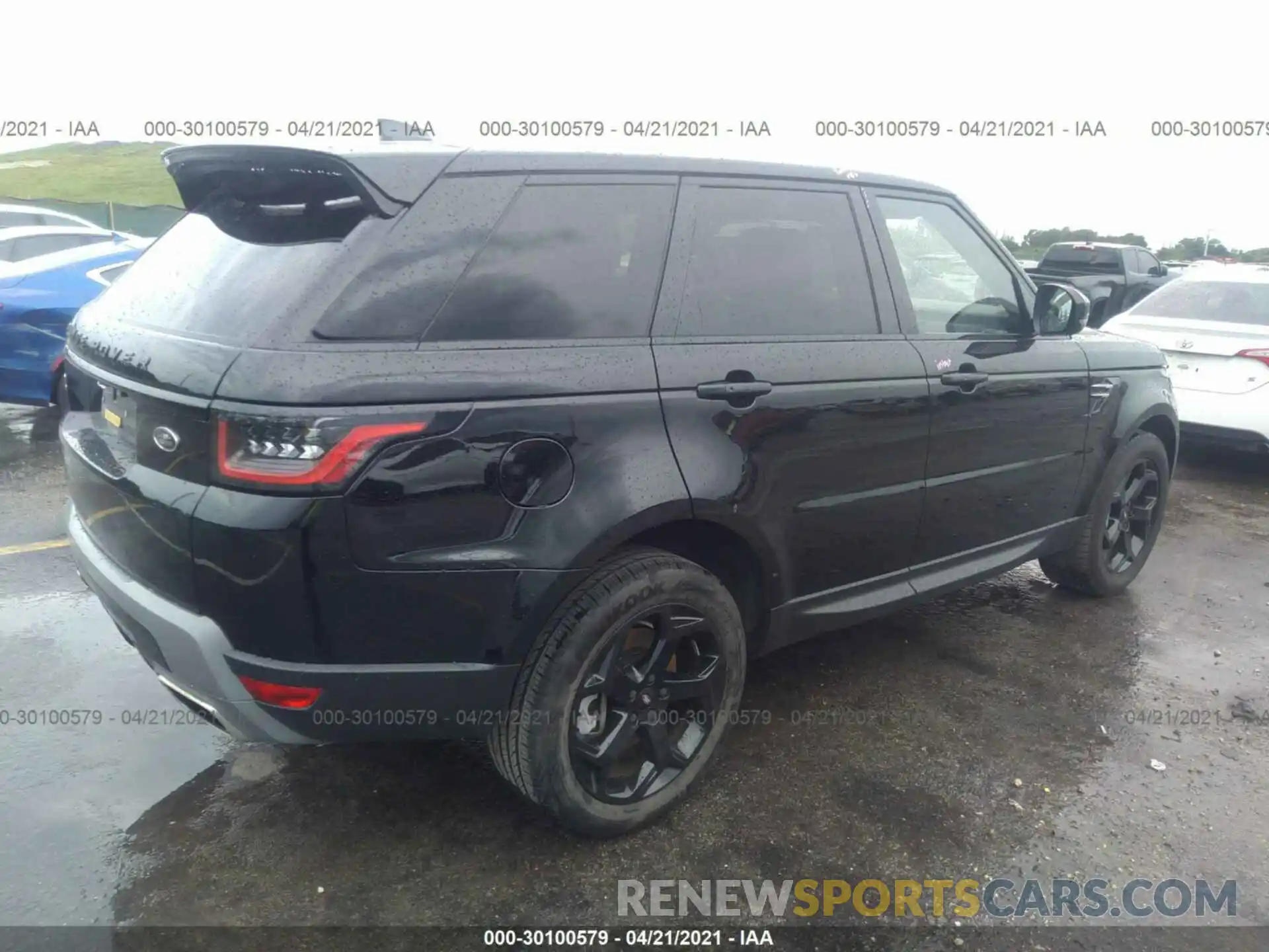 4 Фотография поврежденного автомобиля SALWG2RV1KA850614 LAND ROVER RANGE ROVER SPORT 2019