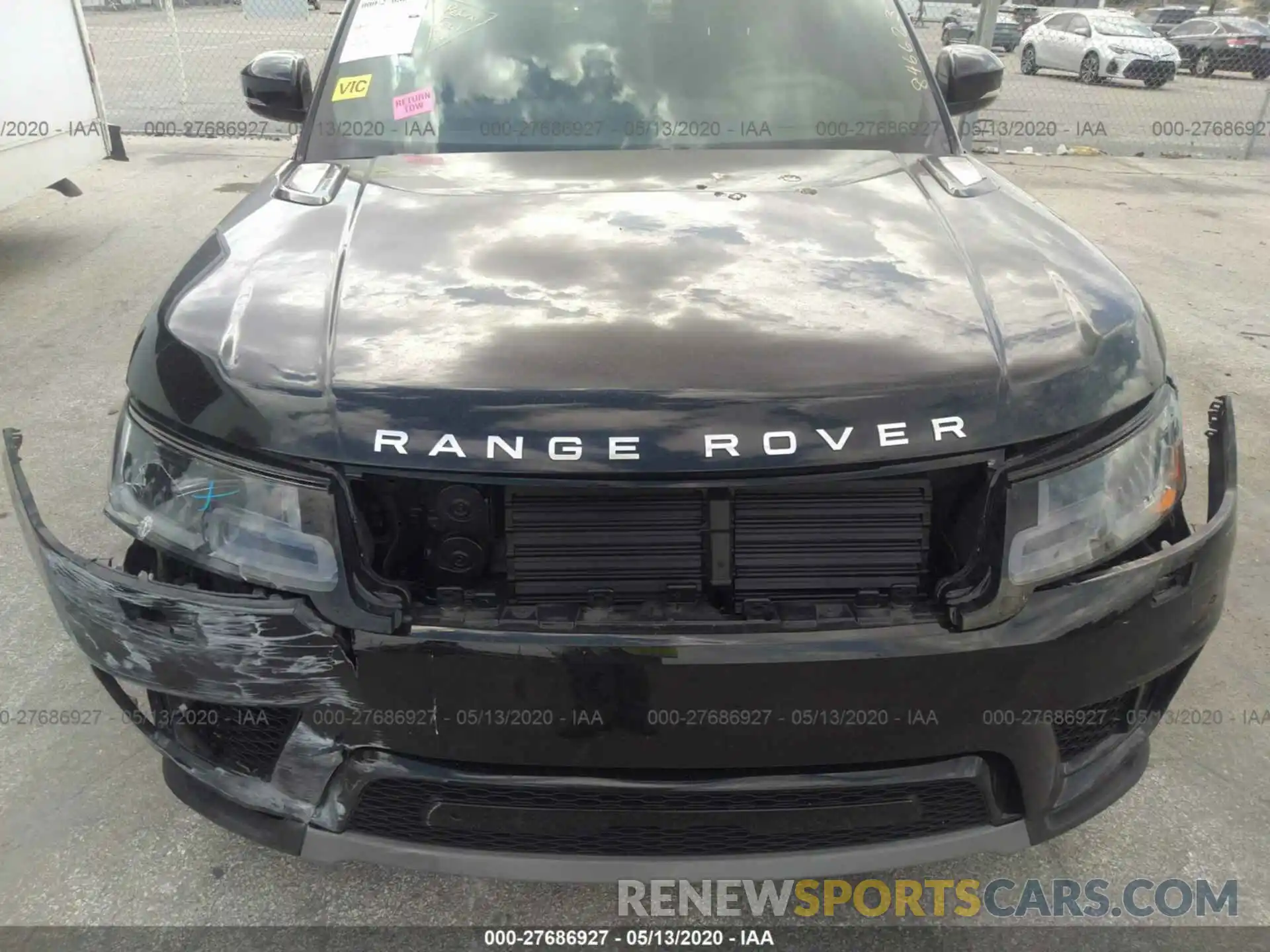 10 Photograph of a damaged car SALWG2RV4KA846623 LAND ROVER RANGE ROVER SPORT 2019