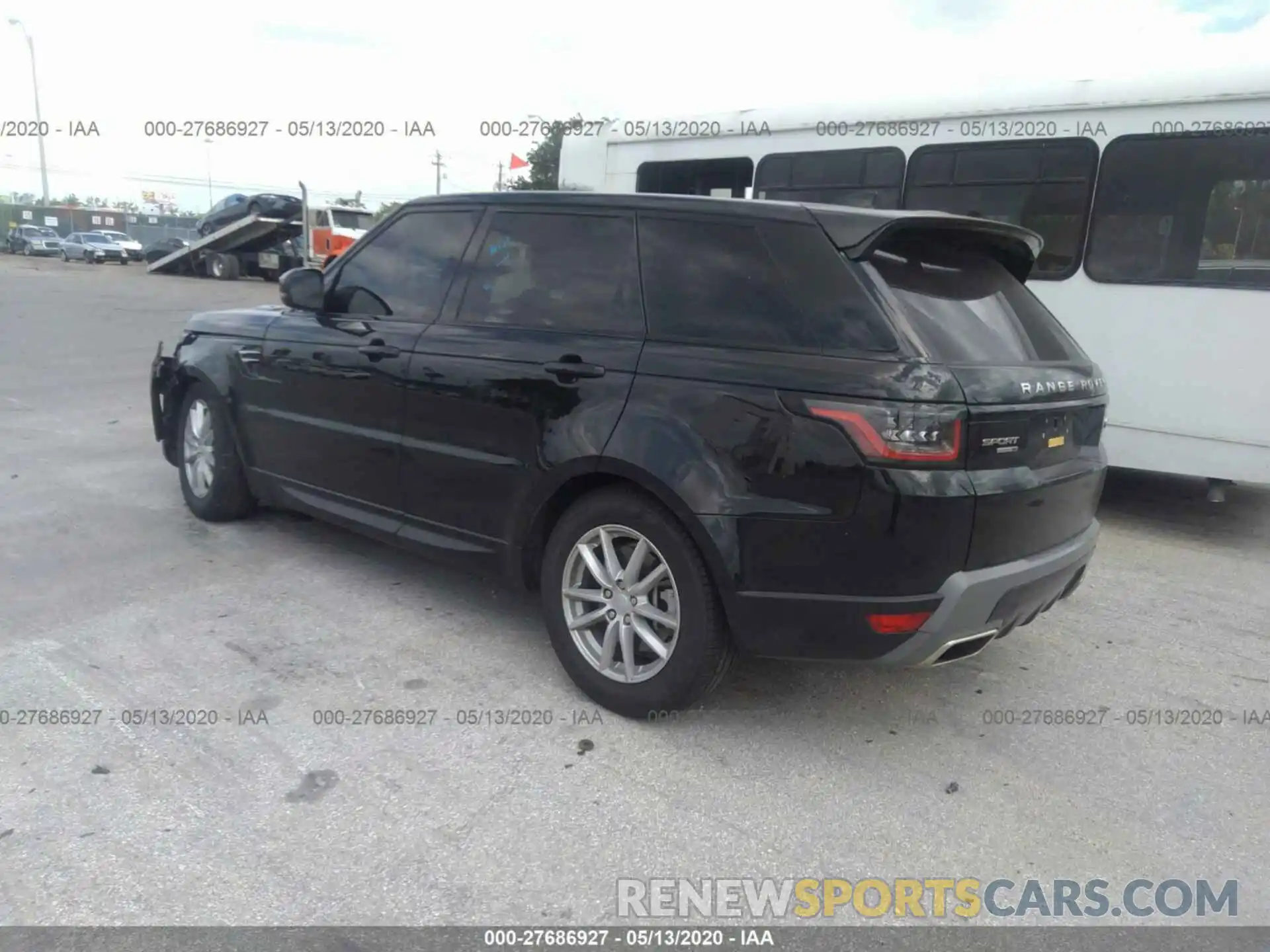 3 Фотография поврежденного автомобиля SALWG2RV4KA846623 LAND ROVER RANGE ROVER SPORT 2019