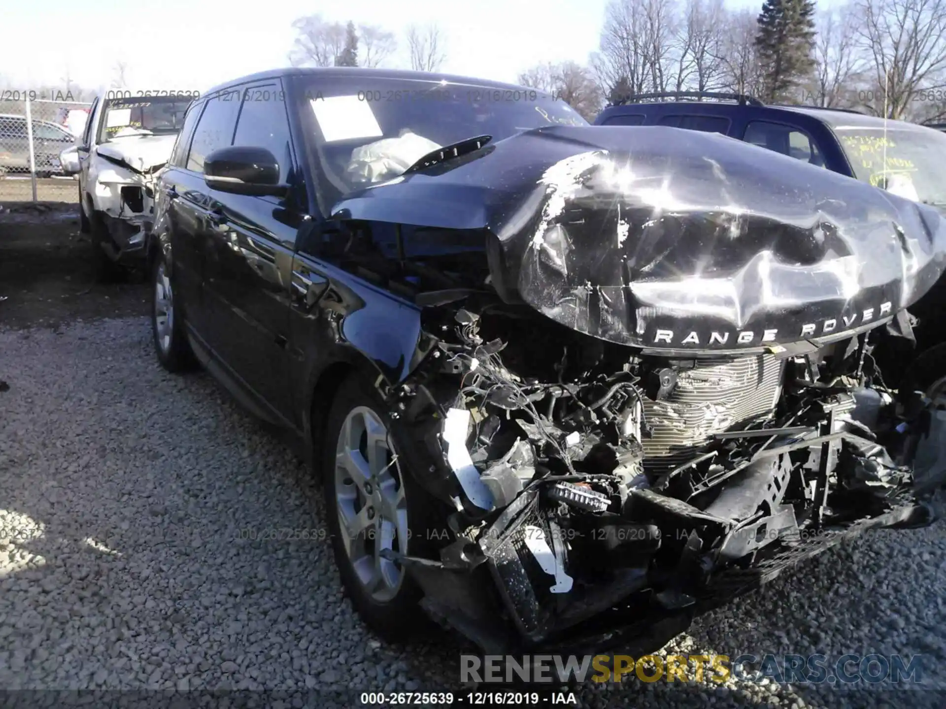 1 Photograph of a damaged car SALWG2RV6KA818600 LAND ROVER RANGE ROVER SPORT 2019