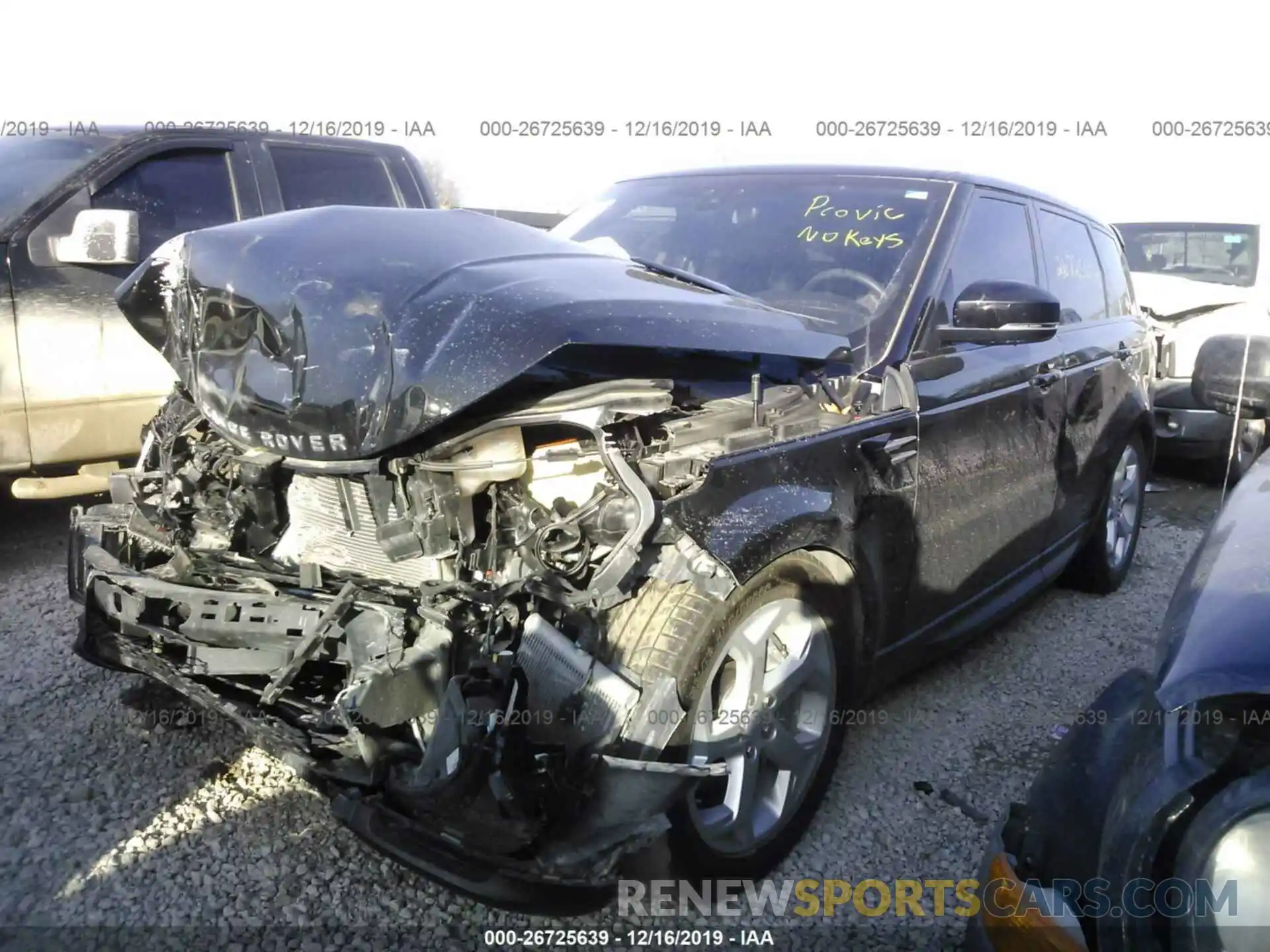 2 Photograph of a damaged car SALWG2RV6KA818600 LAND ROVER RANGE ROVER SPORT 2019