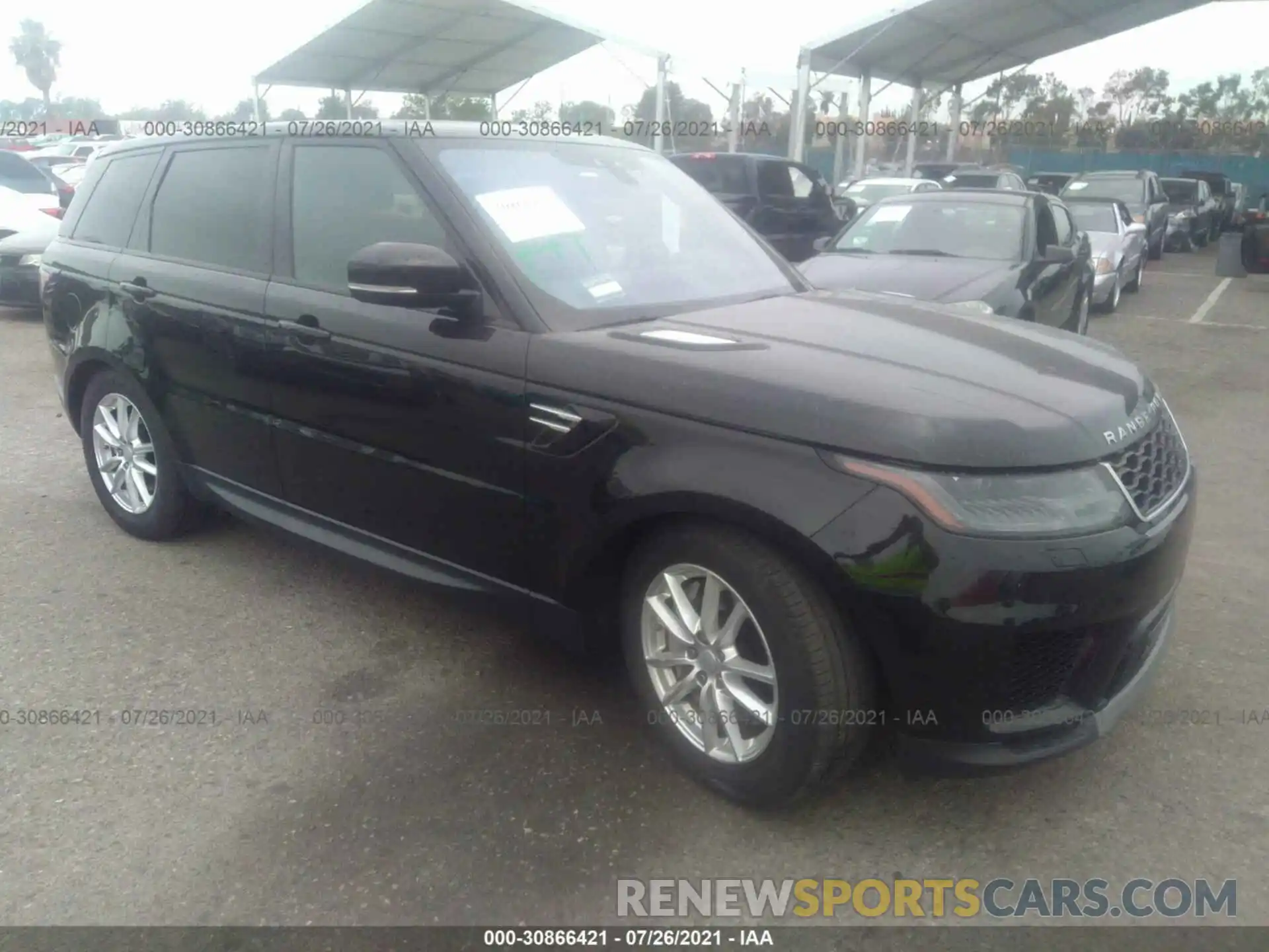 1 Фотография поврежденного автомобиля SALWG2RV7KA414933 LAND ROVER RANGE ROVER SPORT 2019