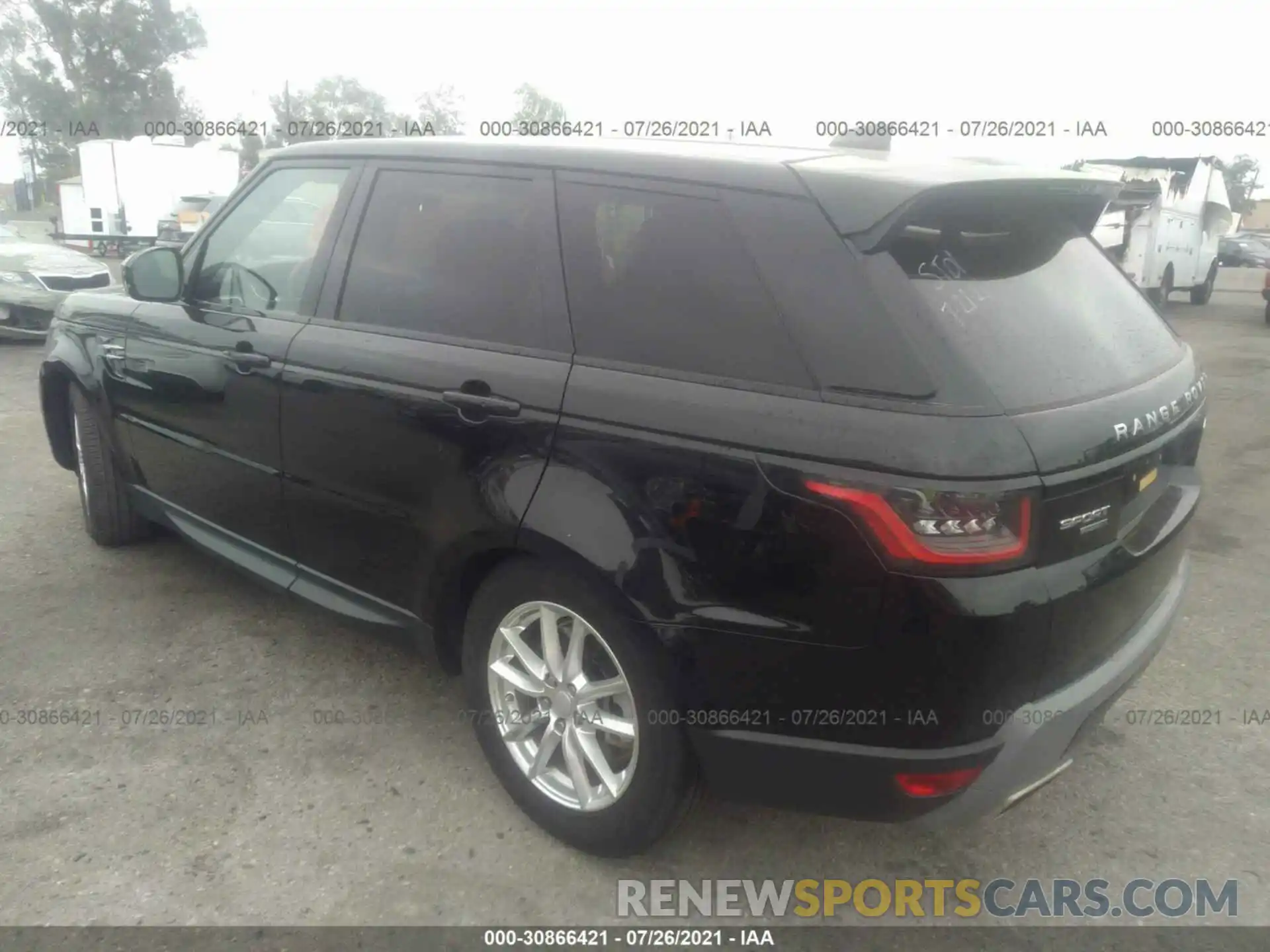 3 Фотография поврежденного автомобиля SALWG2RV7KA414933 LAND ROVER RANGE ROVER SPORT 2019