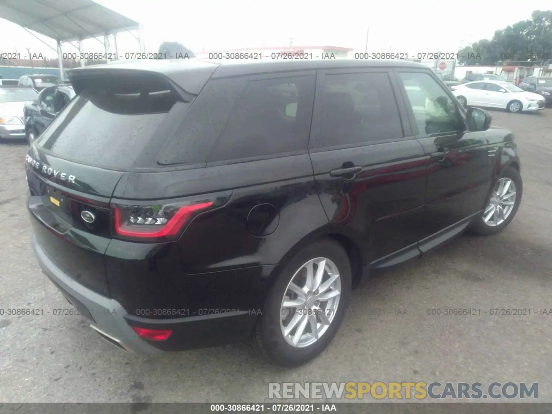 4 Фотография поврежденного автомобиля SALWG2RV7KA414933 LAND ROVER RANGE ROVER SPORT 2019