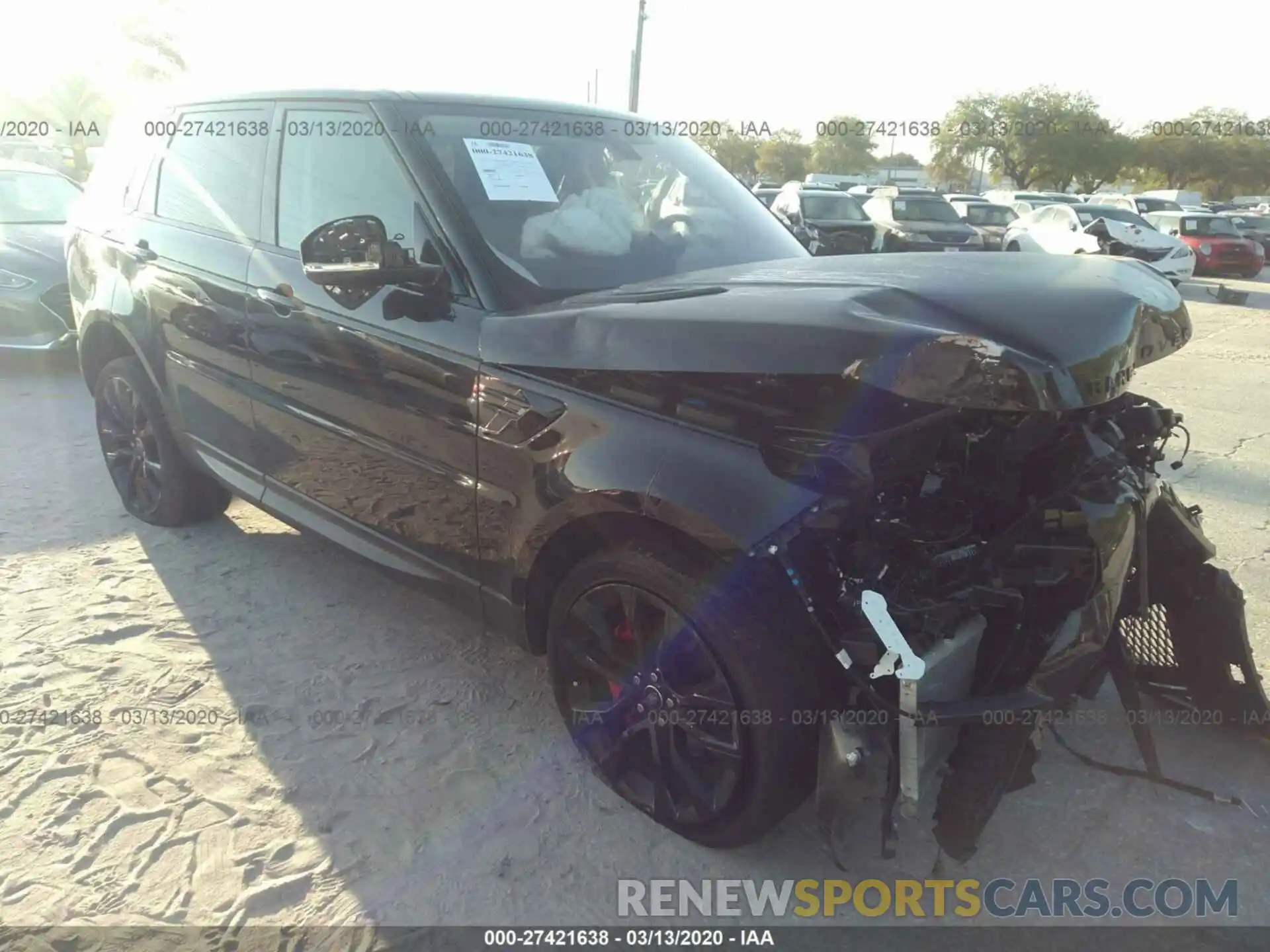 1 Photograph of a damaged car SALWG2RVXKA423559 LAND ROVER RANGE ROVER SPORT 2019