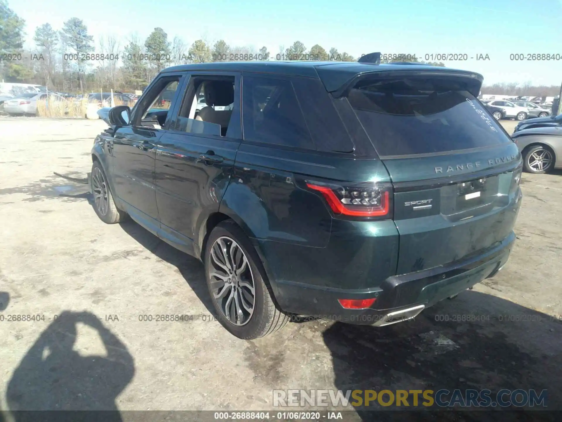 3 Photograph of a damaged car SALWR2RE1KA848310 LAND ROVER RANGE ROVER SPORT 2019