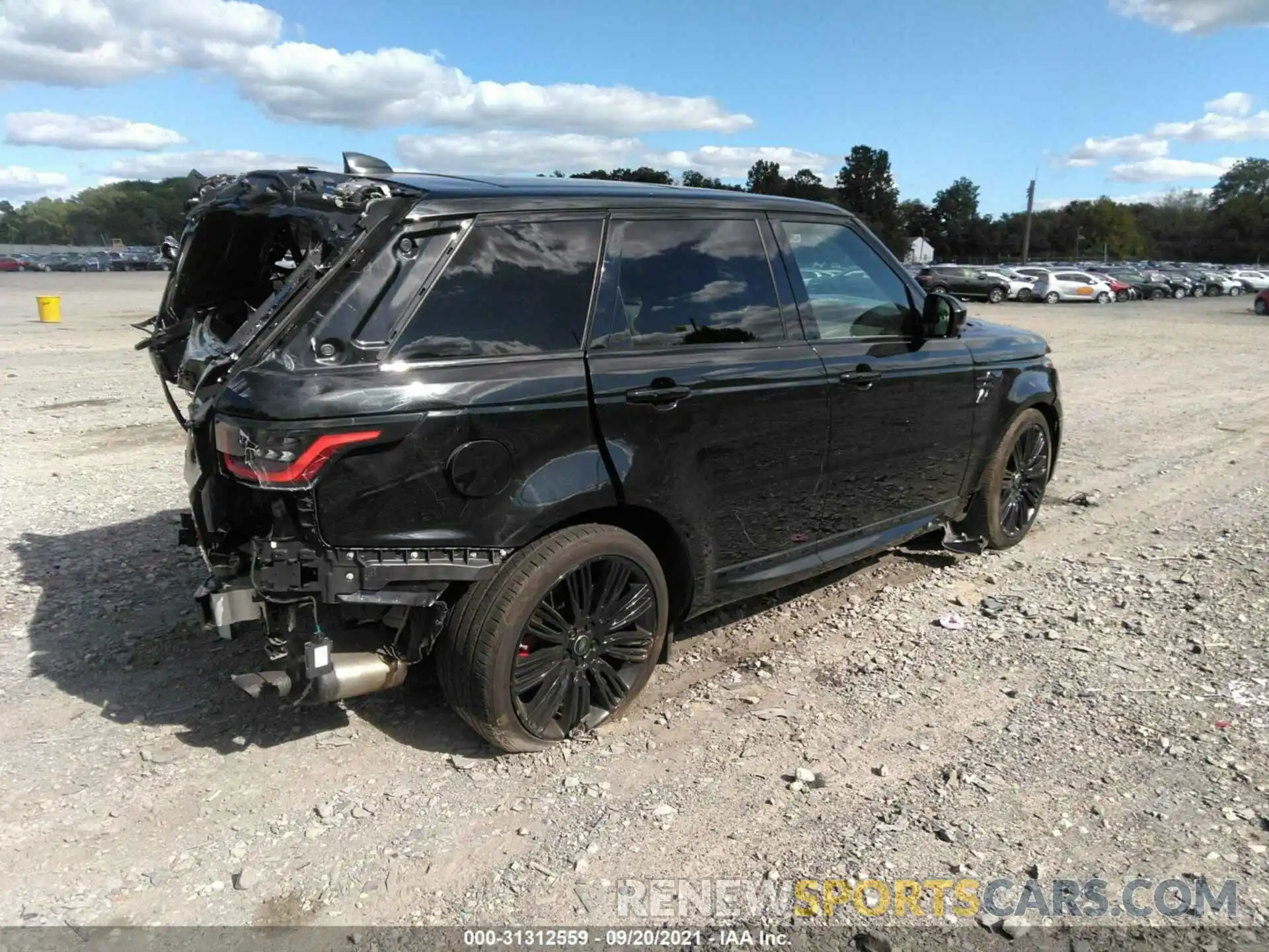 4 Фотография поврежденного автомобиля SALWR2RE2KA851541 LAND ROVER RANGE ROVER SPORT 2019