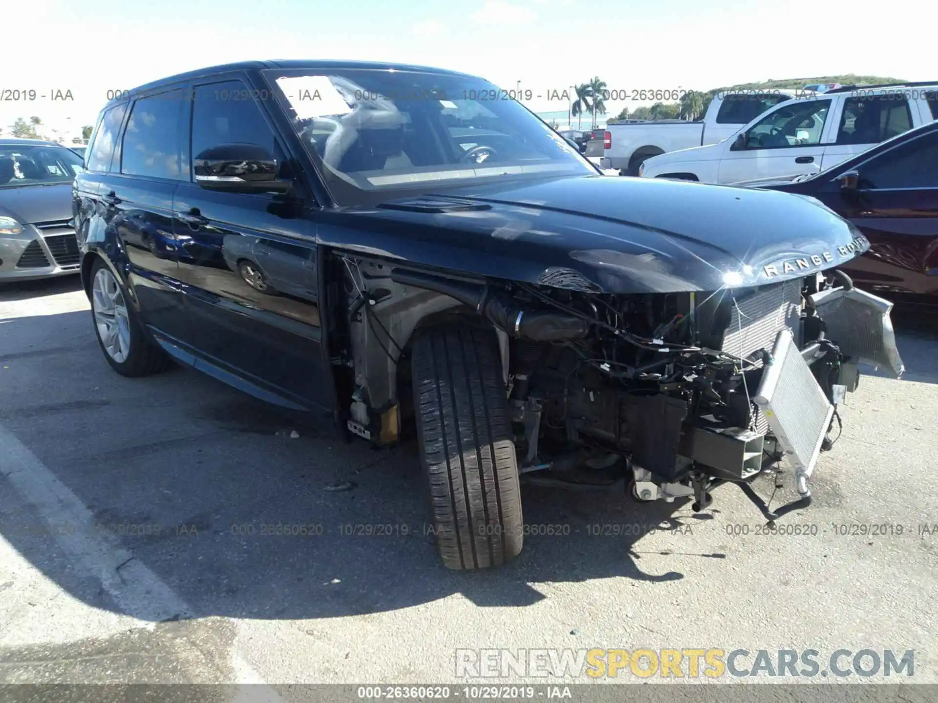 1 Photograph of a damaged car SALWR2RE3KA819231 LAND ROVER RANGE ROVER SPORT 2019