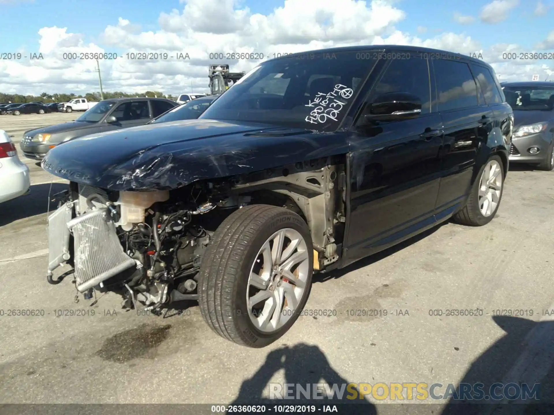 2 Photograph of a damaged car SALWR2RE3KA819231 LAND ROVER RANGE ROVER SPORT 2019