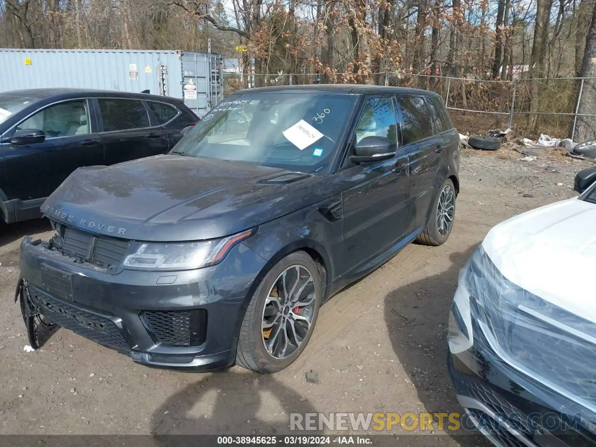 2 Фотография поврежденного автомобиля SALWR2RE3KA853718 LAND ROVER RANGE ROVER SPORT 2019