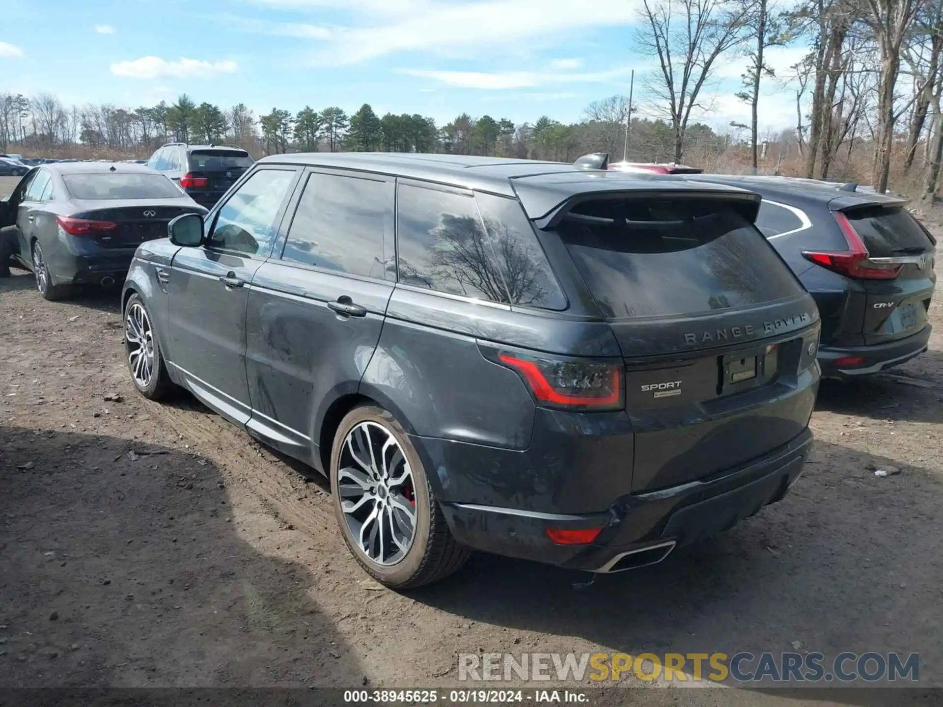 3 Фотография поврежденного автомобиля SALWR2RE3KA853718 LAND ROVER RANGE ROVER SPORT 2019