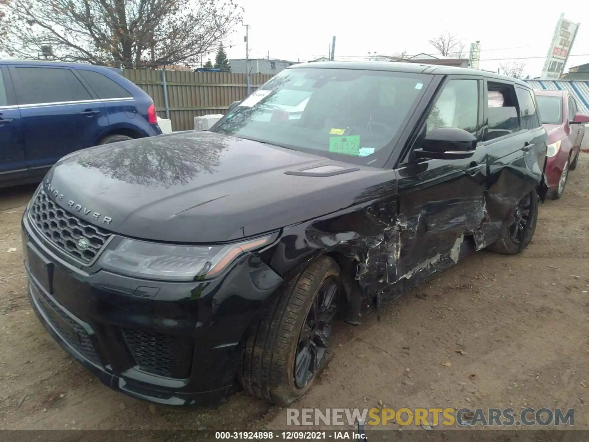 2 Фотография поврежденного автомобиля SALWR2RE4KA844297 LAND ROVER RANGE ROVER SPORT 2019