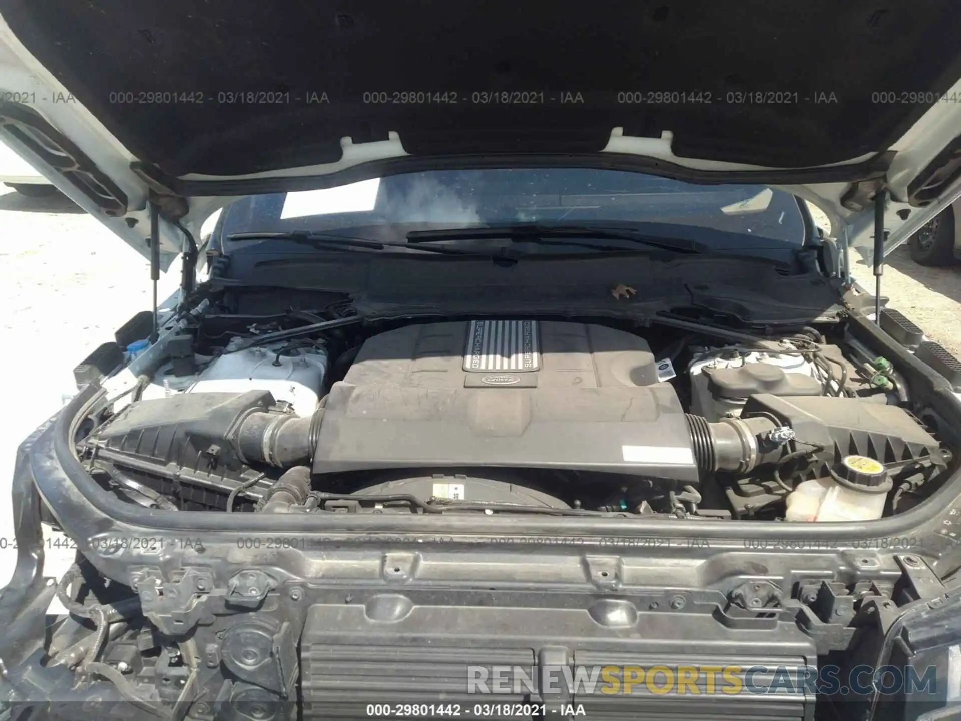 10 Фотография поврежденного автомобиля SALWR2RE6KA841739 LAND ROVER RANGE ROVER SPORT 2019