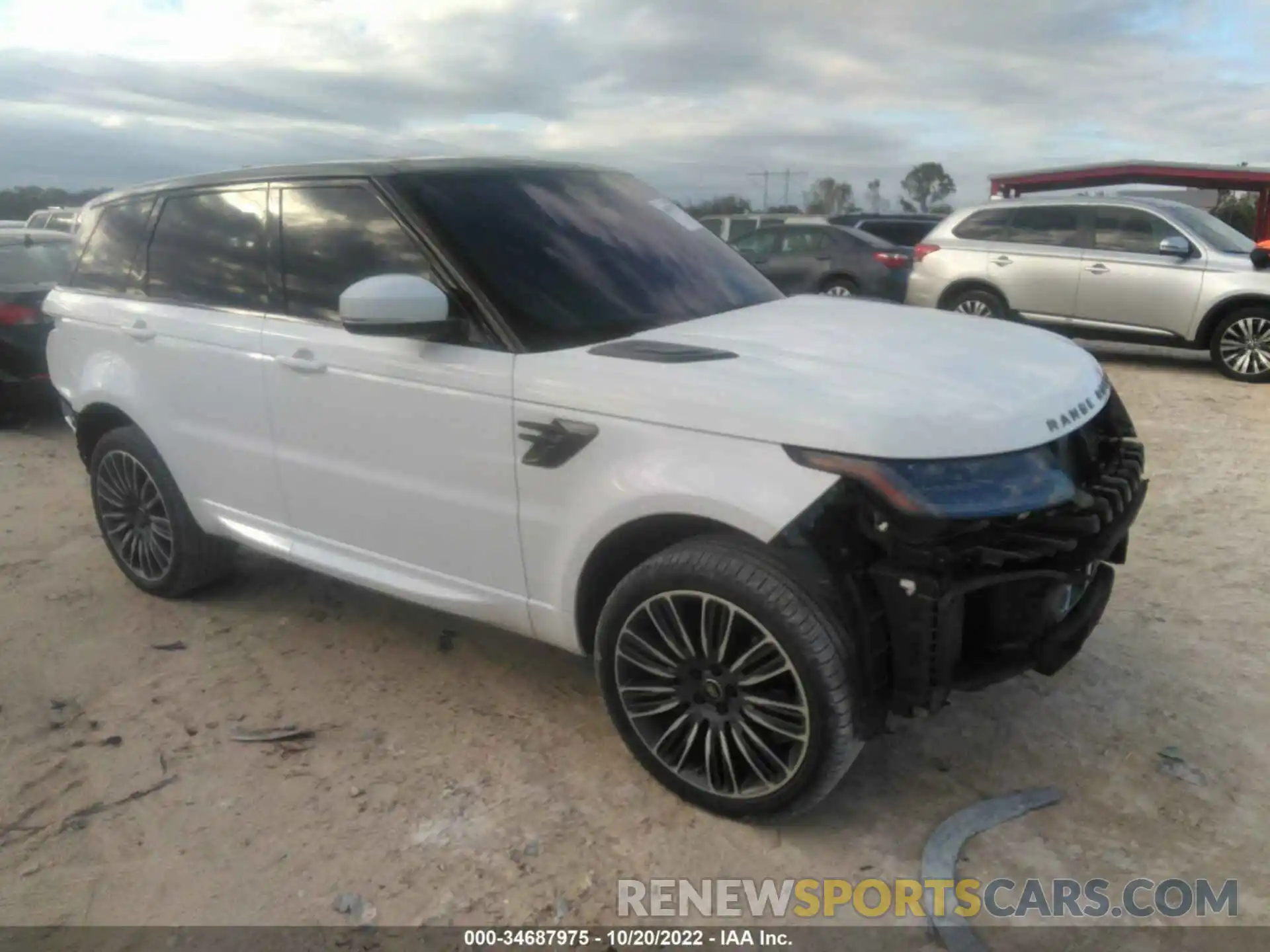 1 Photograph of a damaged car SALWR2RE7KA871588 LAND ROVER RANGE ROVER SPORT 2019