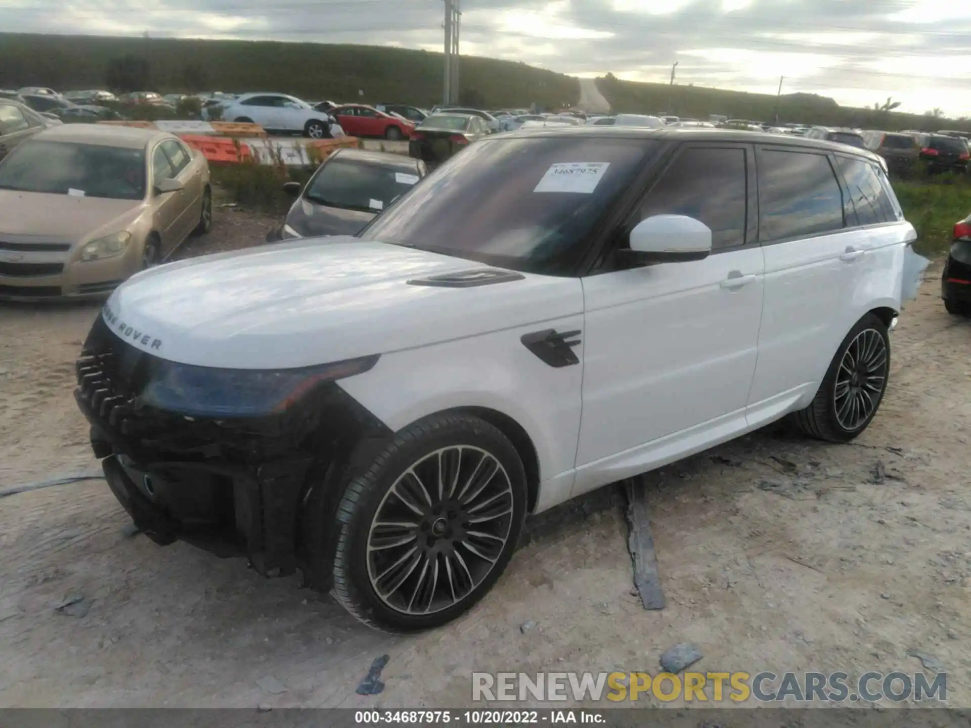 2 Photograph of a damaged car SALWR2RE7KA871588 LAND ROVER RANGE ROVER SPORT 2019