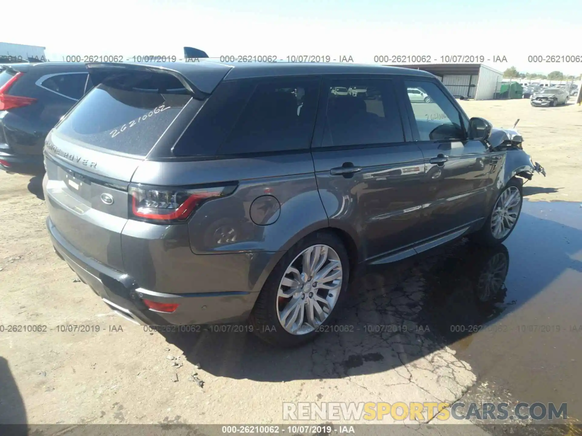 4 Фотография поврежденного автомобиля SALWR2RE9KA852296 LAND ROVER RANGE ROVER SPORT 2019