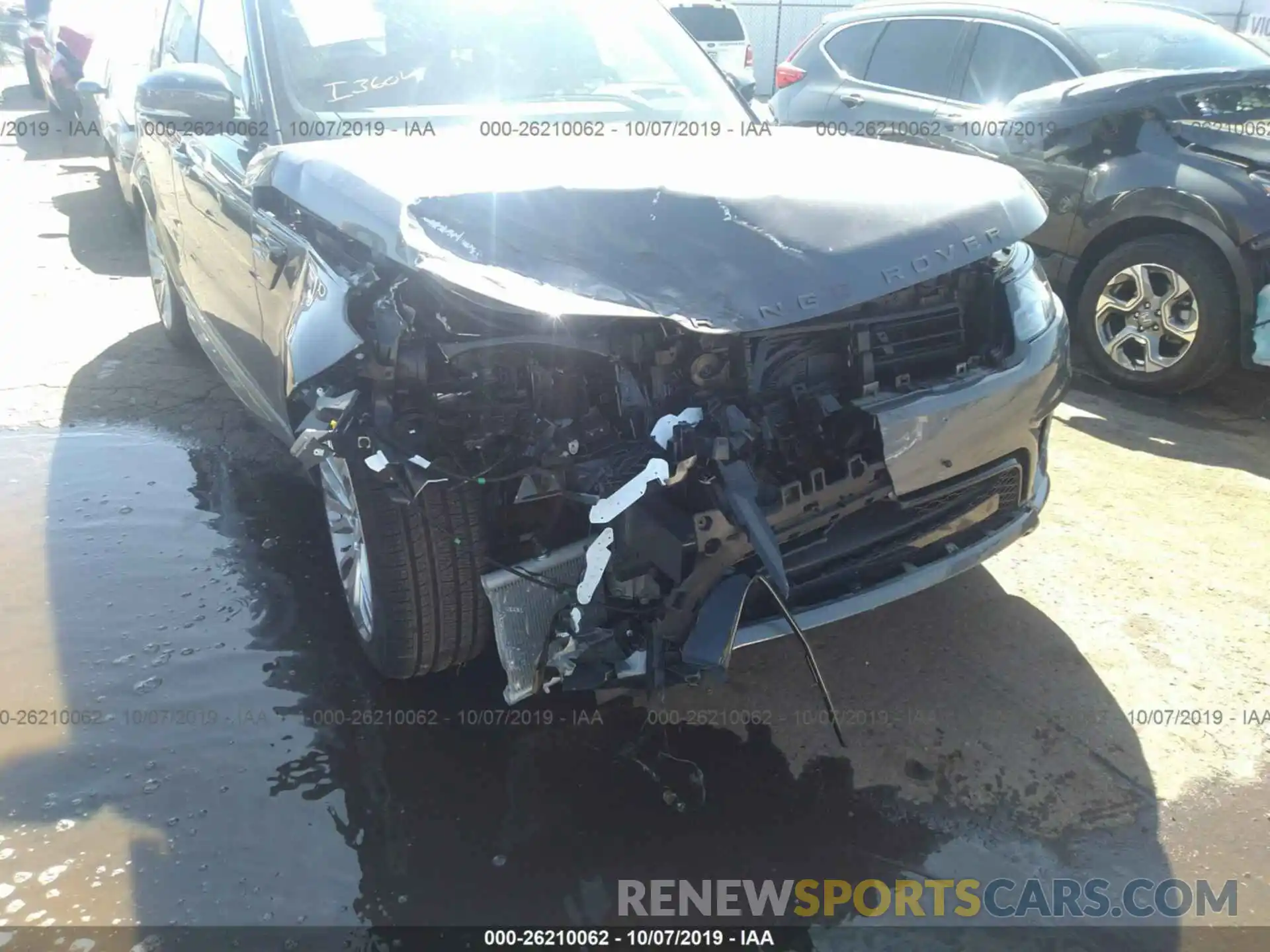 6 Photograph of a damaged car SALWR2RE9KA852296 LAND ROVER RANGE ROVER SPORT 2019