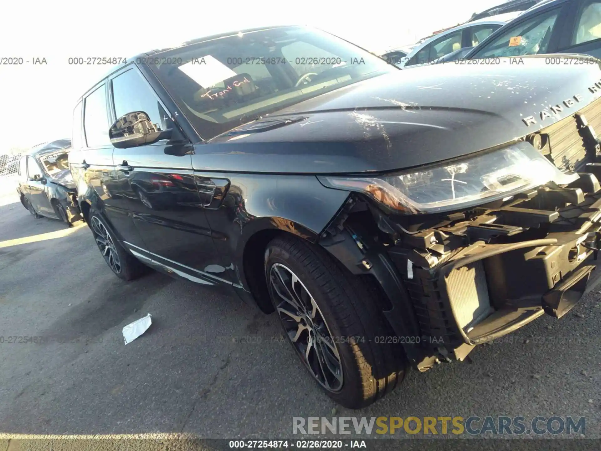 1 Photograph of a damaged car SALWR2RE9KA855540 LAND ROVER RANGE ROVER SPORT 2019