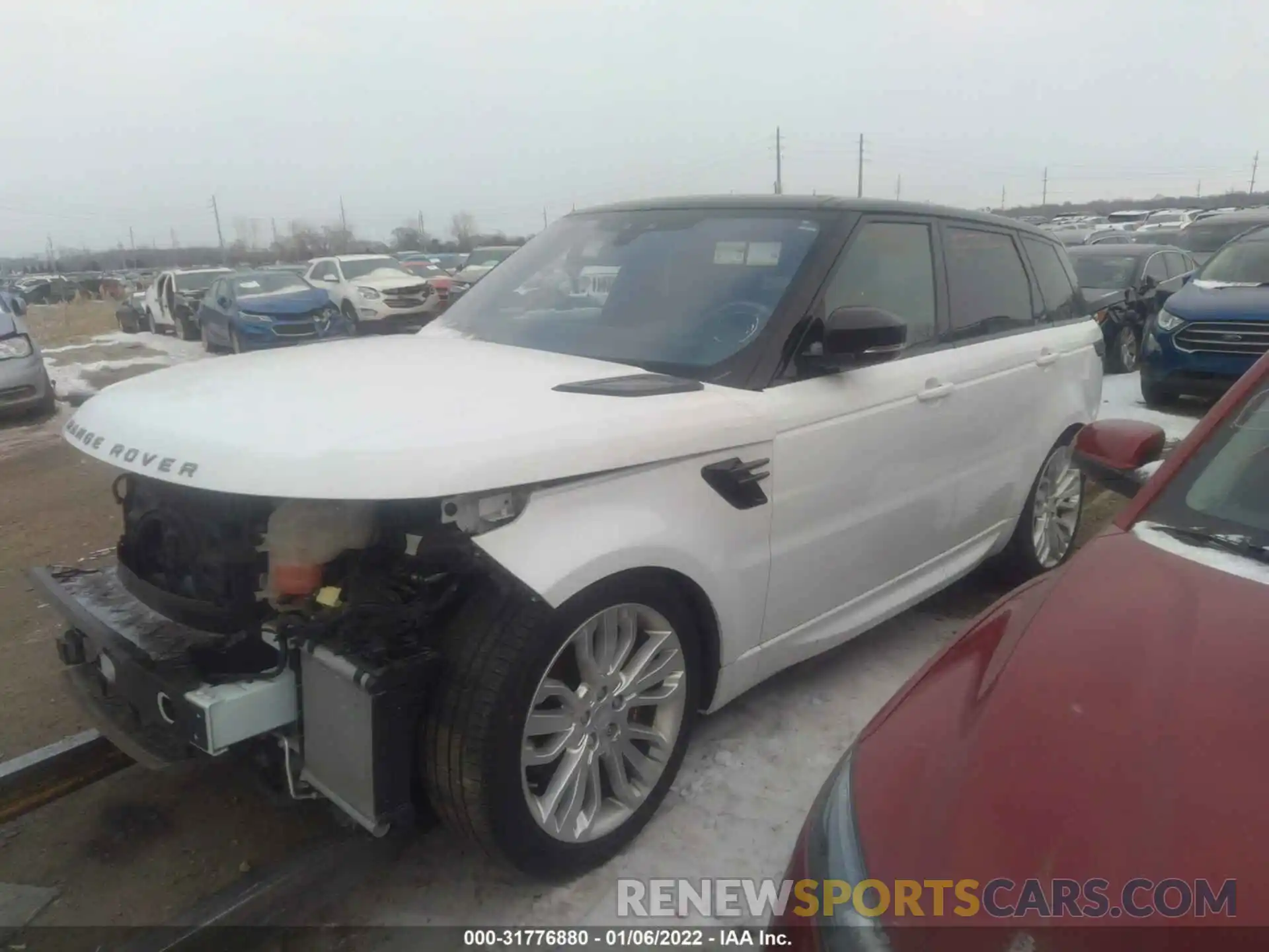 2 Фотография поврежденного автомобиля SALWR2REXKA825009 LAND ROVER RANGE ROVER SPORT 2019