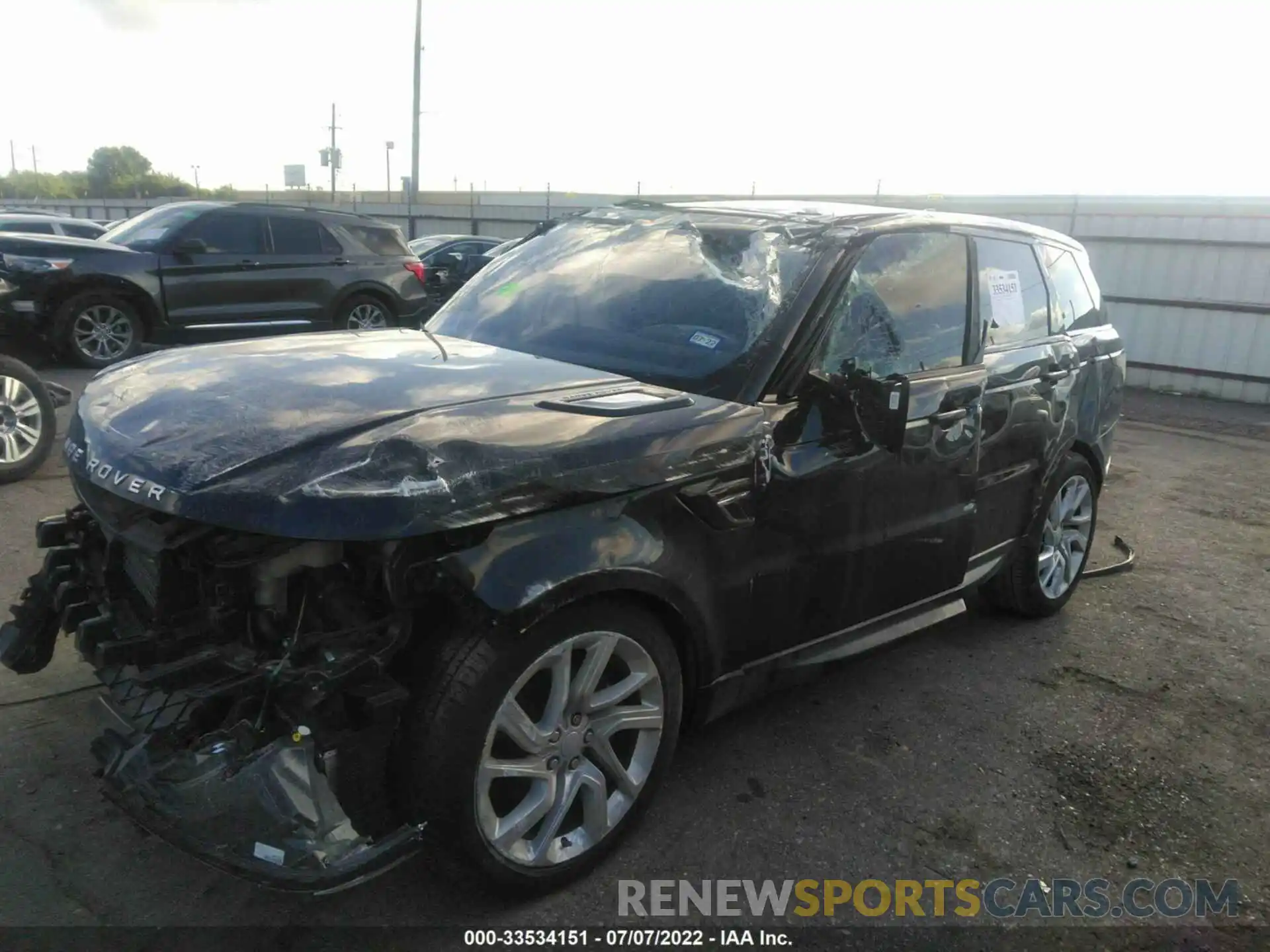 2 Photograph of a damaged car SALWR2RK2KA824328 LAND ROVER RANGE ROVER SPORT 2019