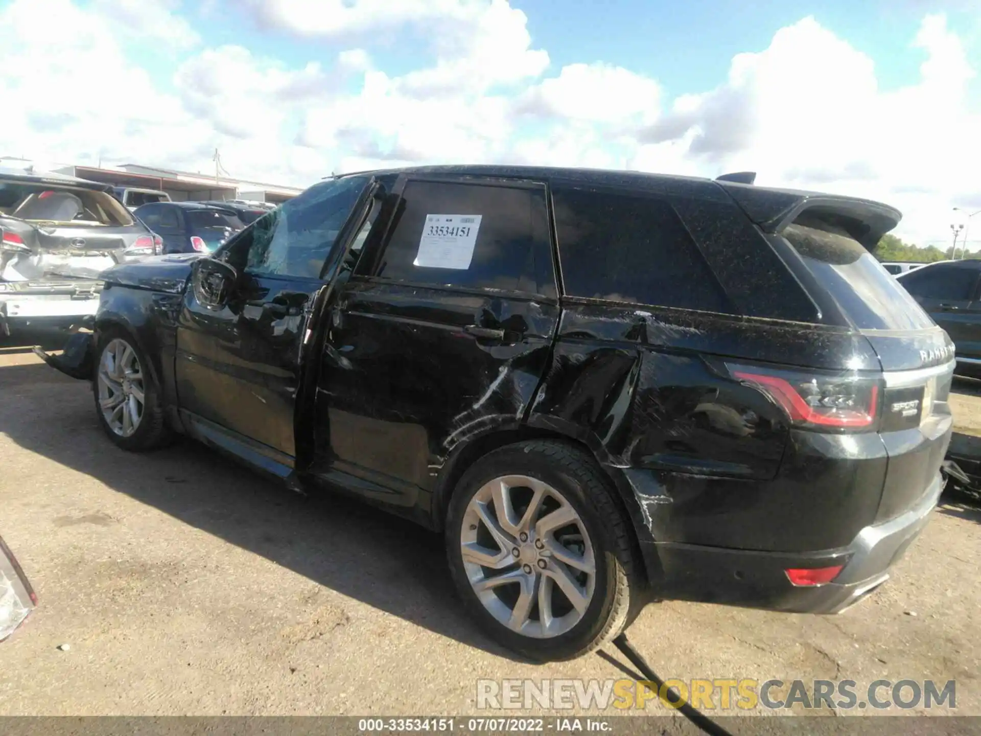 3 Photograph of a damaged car SALWR2RK2KA824328 LAND ROVER RANGE ROVER SPORT 2019