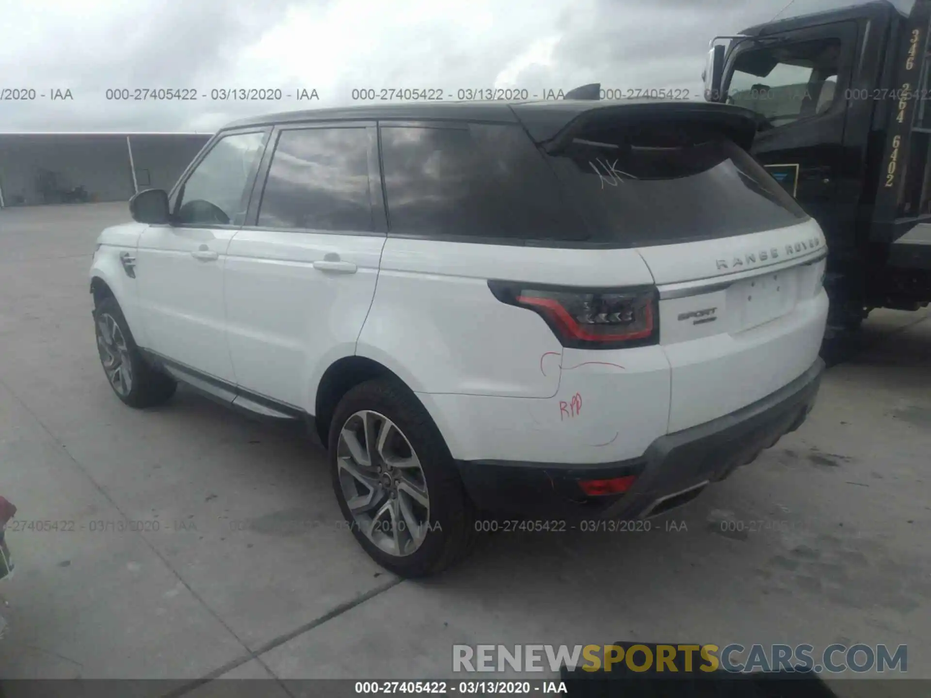 3 Photograph of a damaged car SALWR2RK9KA870920 LAND ROVER RANGE ROVER SPORT 2019