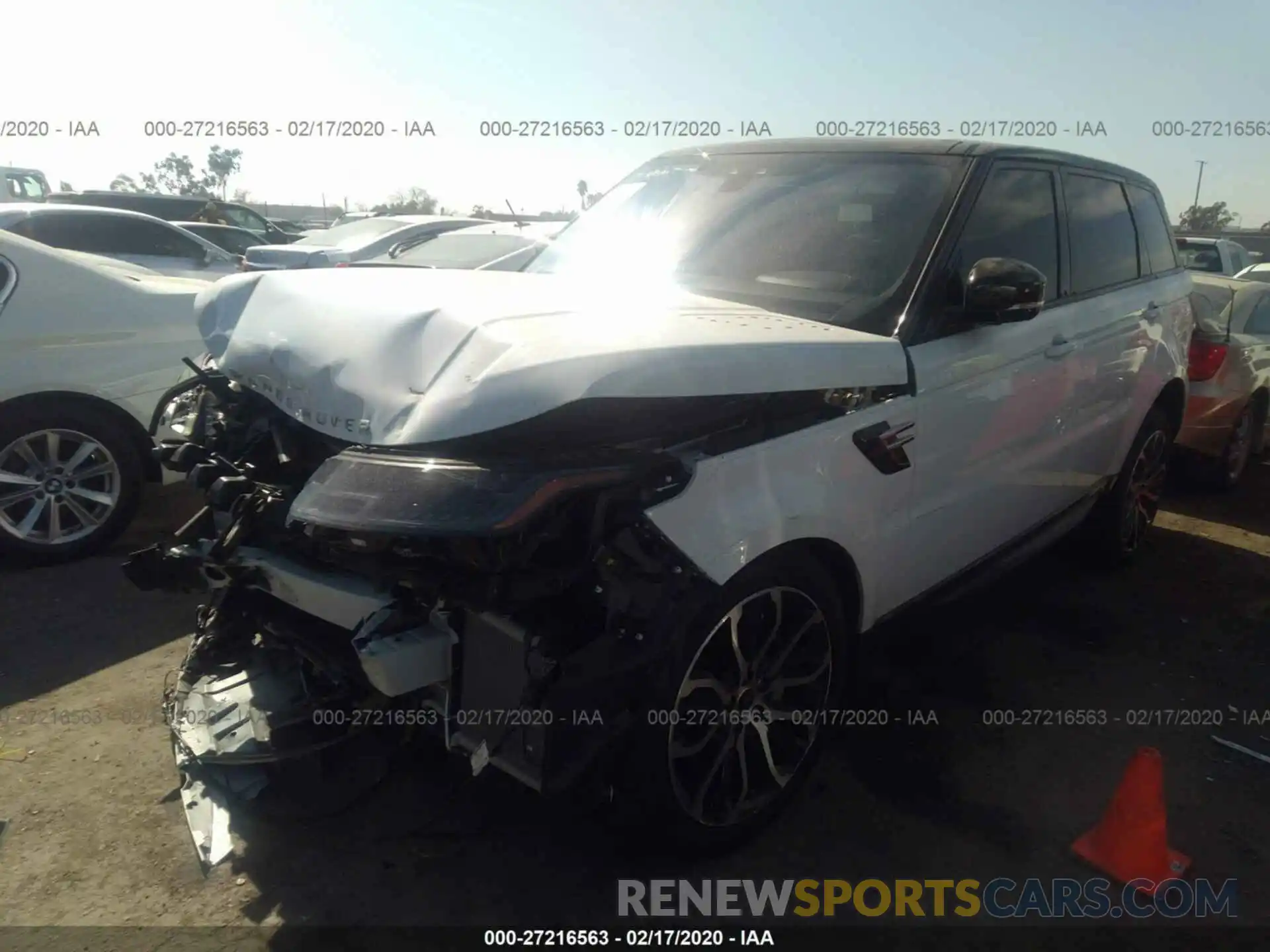 2 Photograph of a damaged car SALWR2RU1KA870489 LAND ROVER RANGE ROVER SPORT 2019
