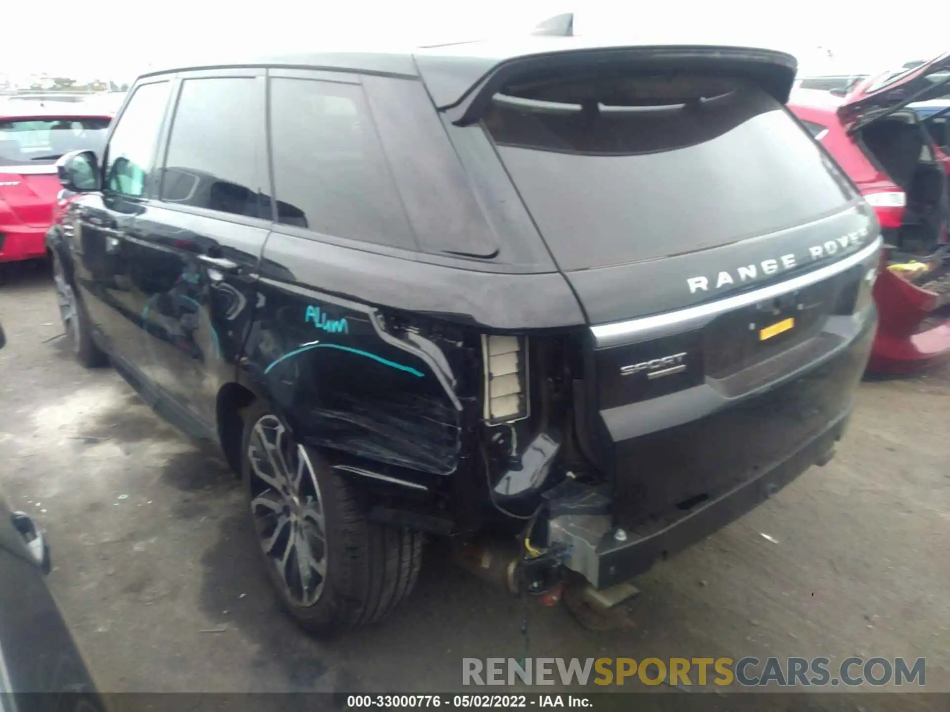 3 Фотография поврежденного автомобиля SALWR2RU3KA873846 LAND ROVER RANGE ROVER SPORT 2019